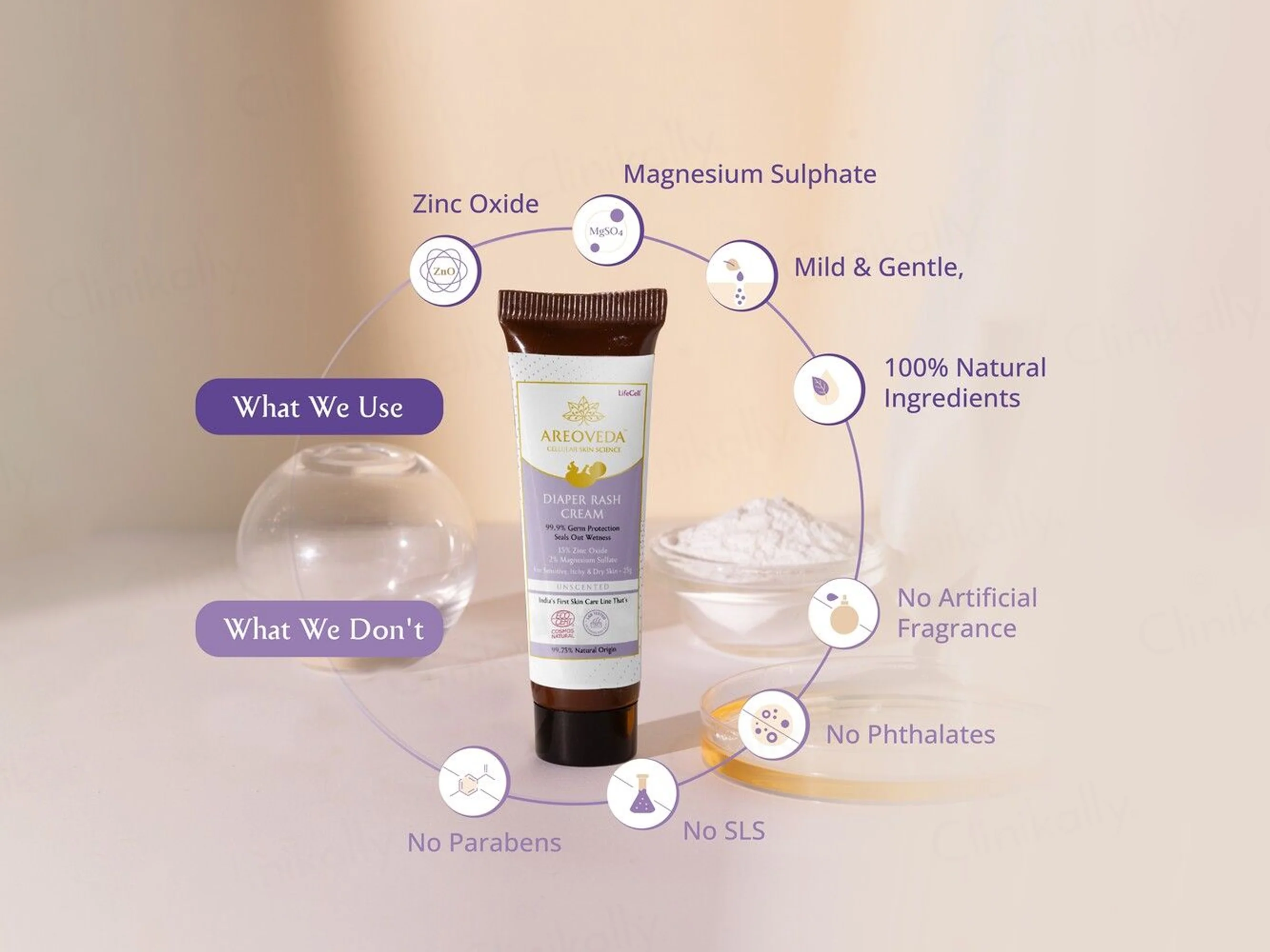Areoveda Baby Diaper Rash Cream - Image 5