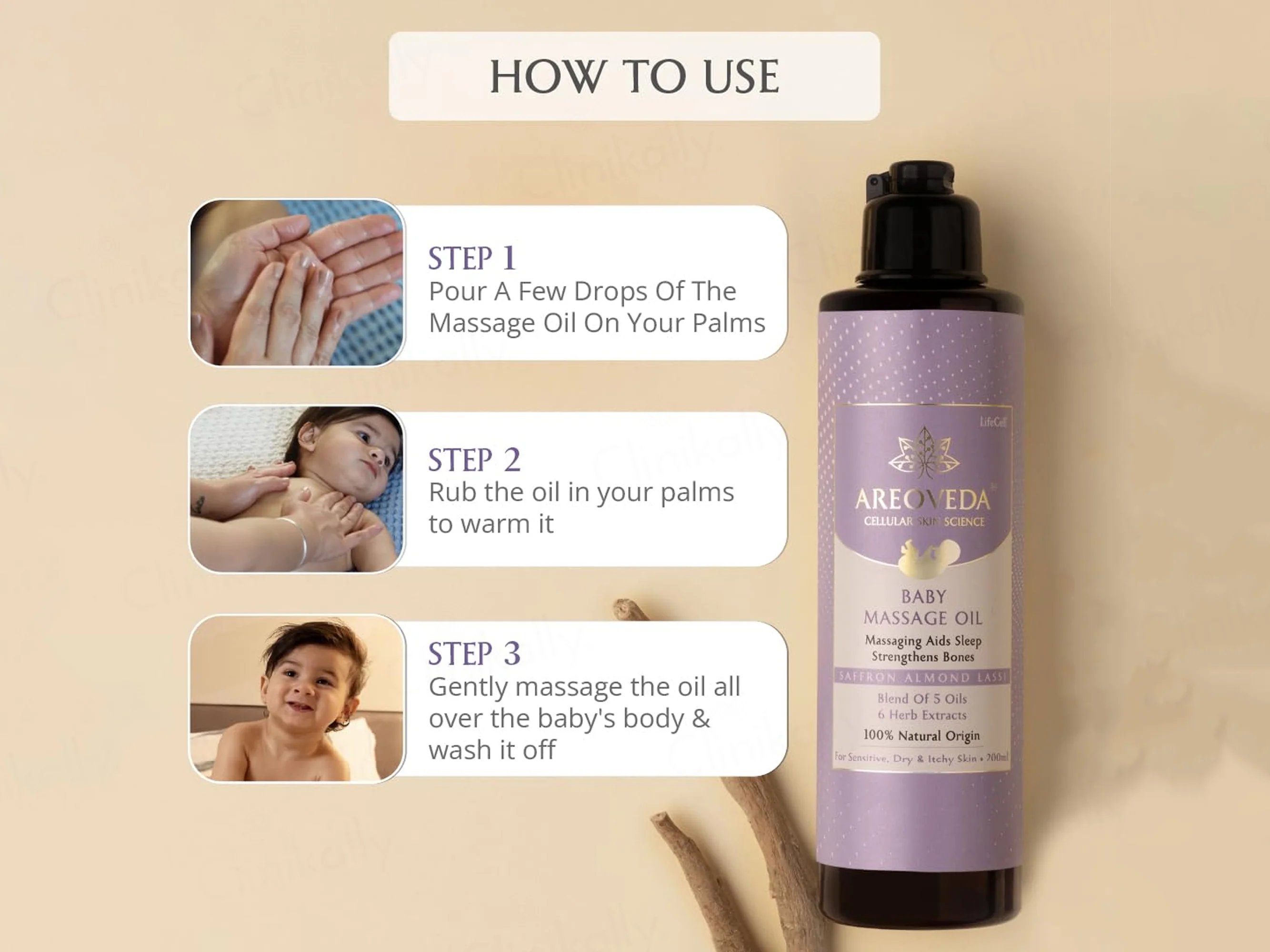 Areoveda Baby Massage Oil - Image 8