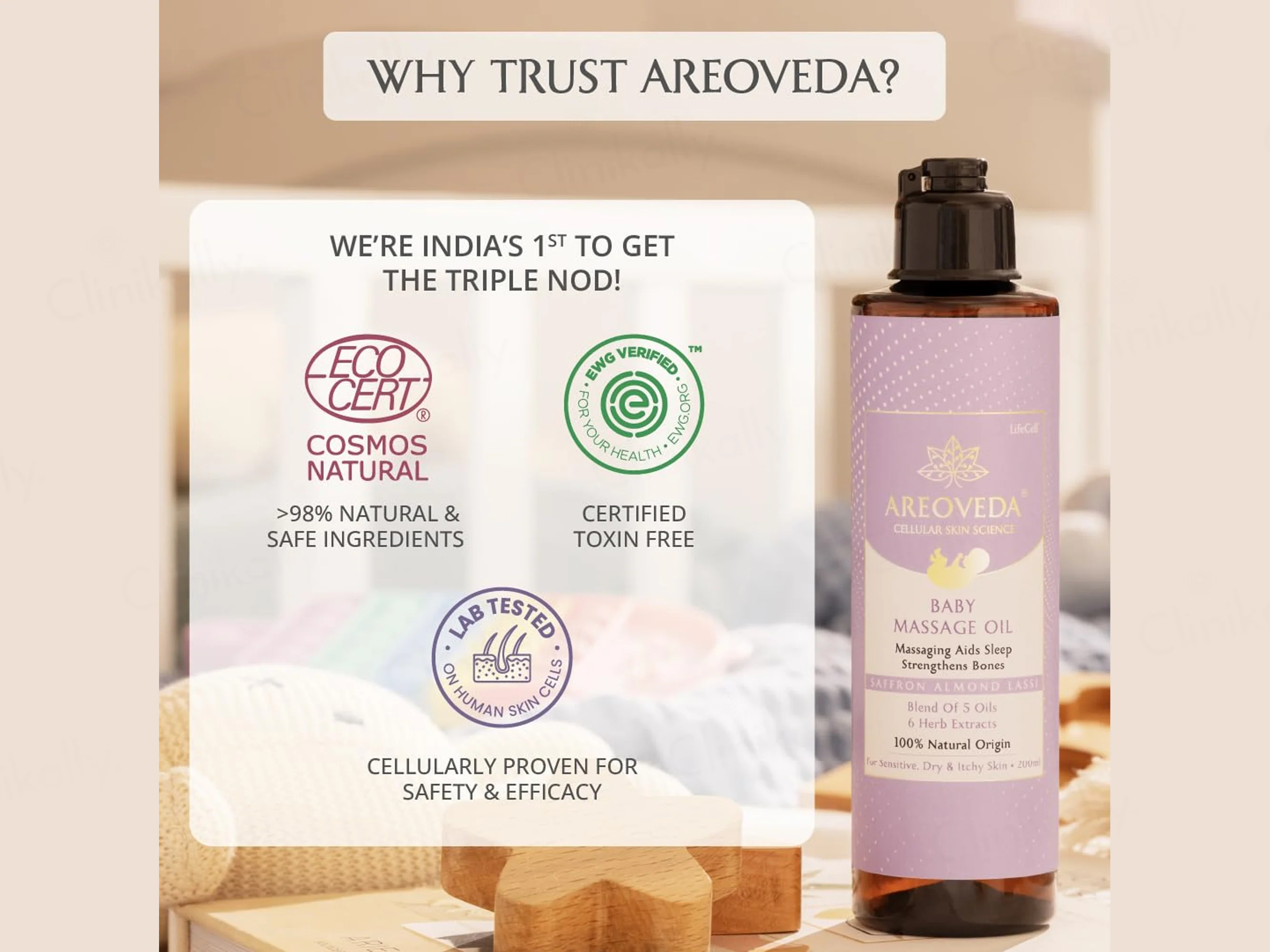 Areoveda Baby Massage Oil - Image 9