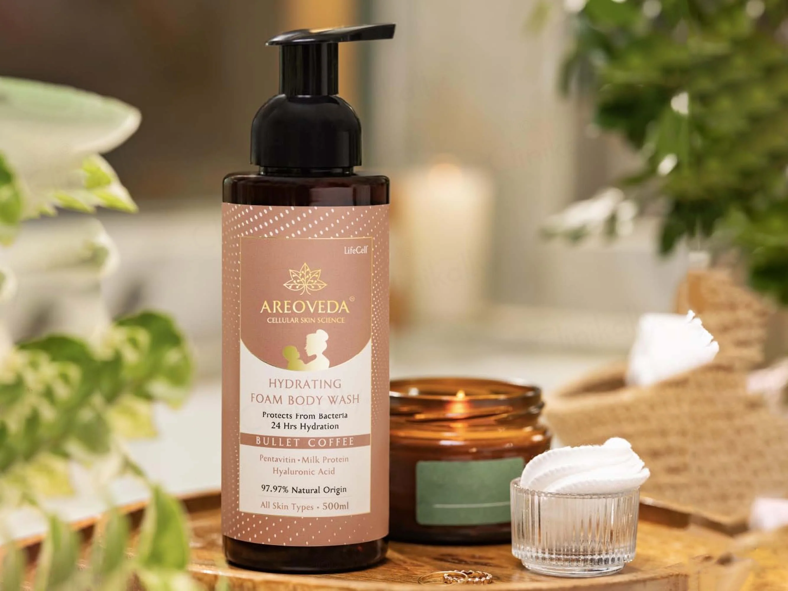 Areoveda Hydrating Body Foam Wash - Image 6
