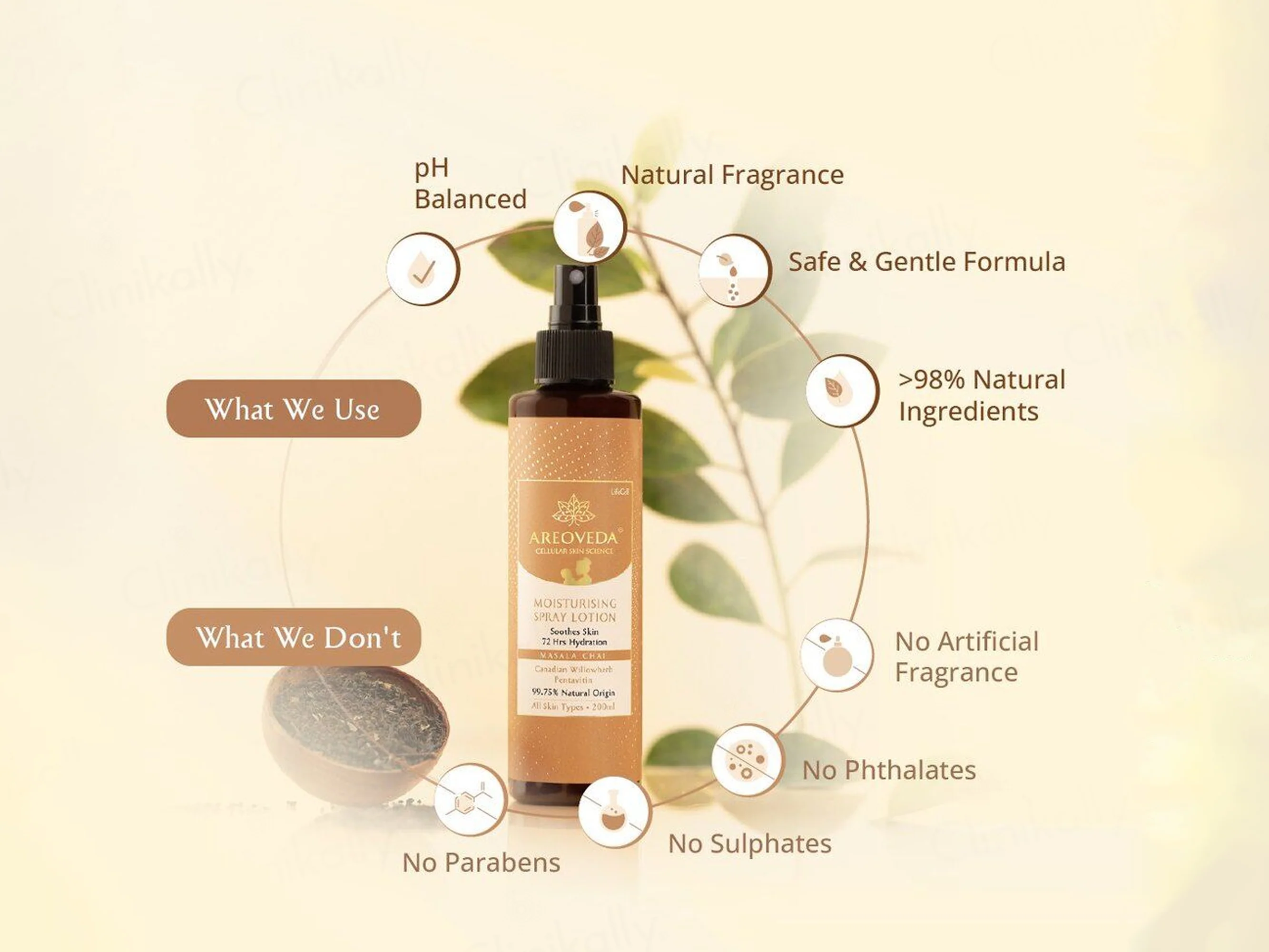 Areoveda Moisturising Spray Lotion - Image 9