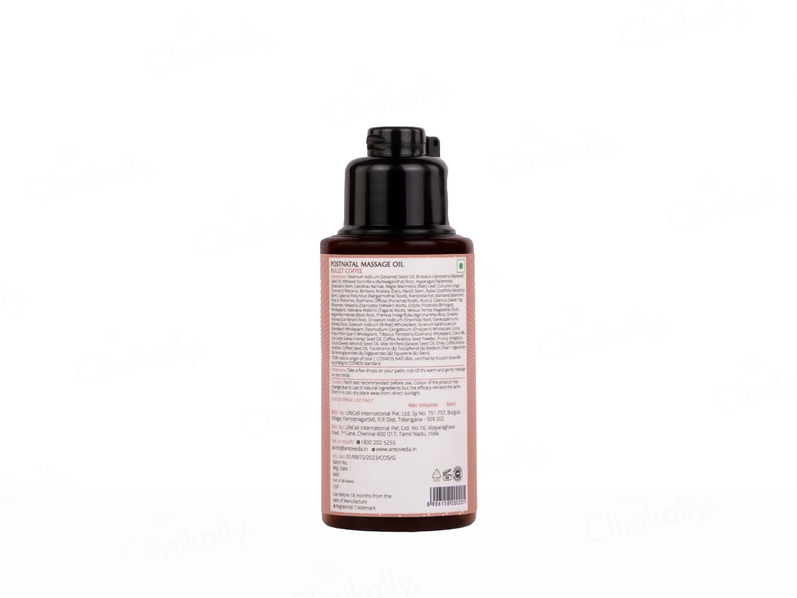 Areoveda Post Natal Massage Oil - Image 2