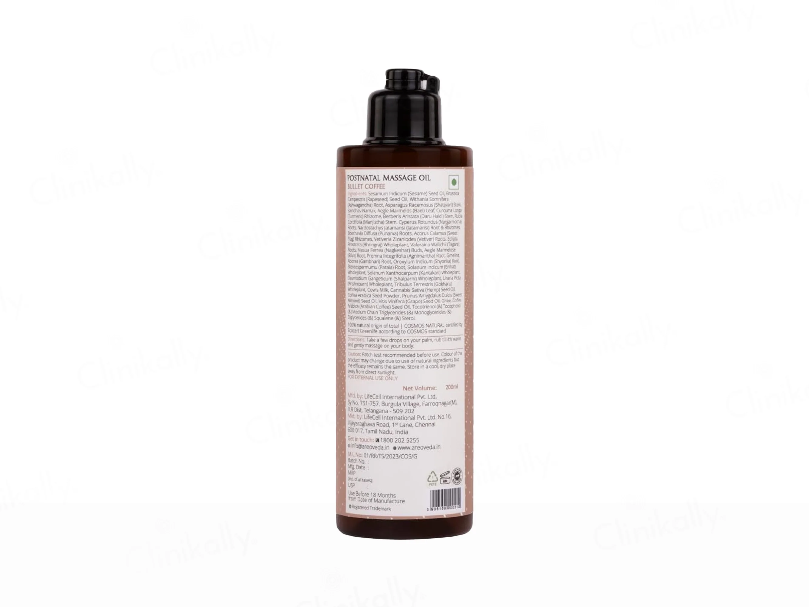 Areoveda Post Natal Massage Oil - Image 7