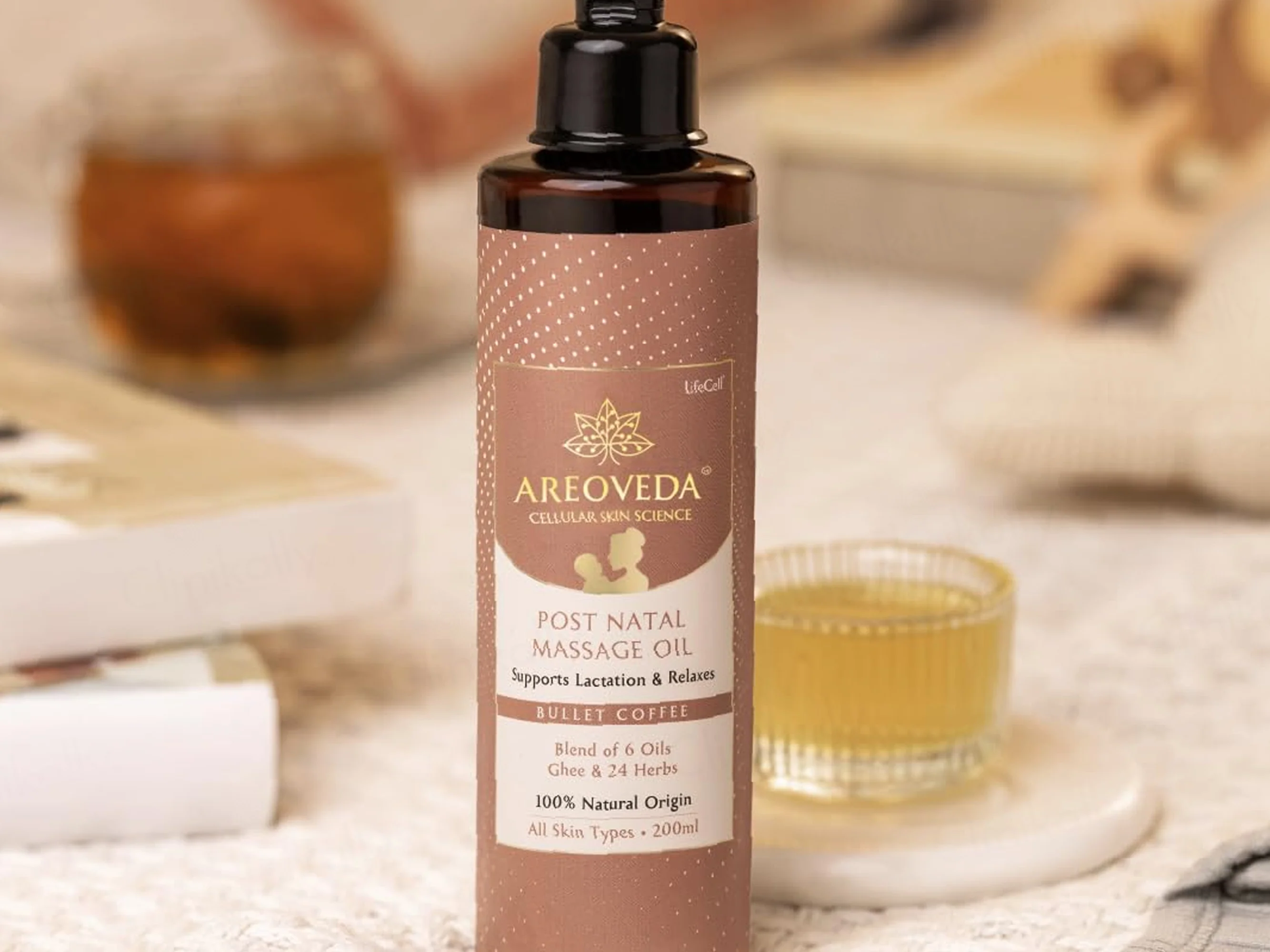 Areoveda Post Natal Massage Oil - Image 8