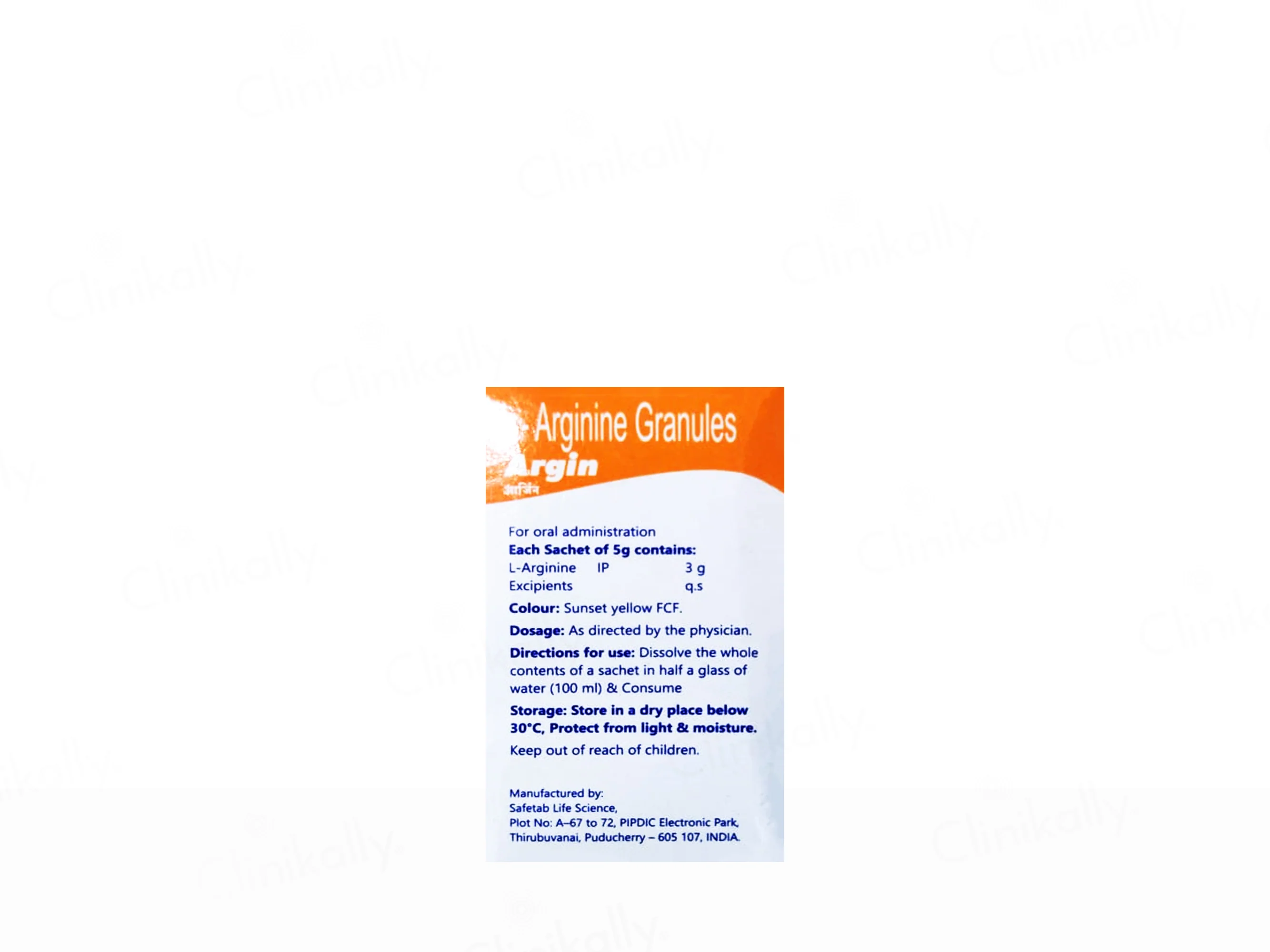 Argin L-Arginine Granules - Image 2