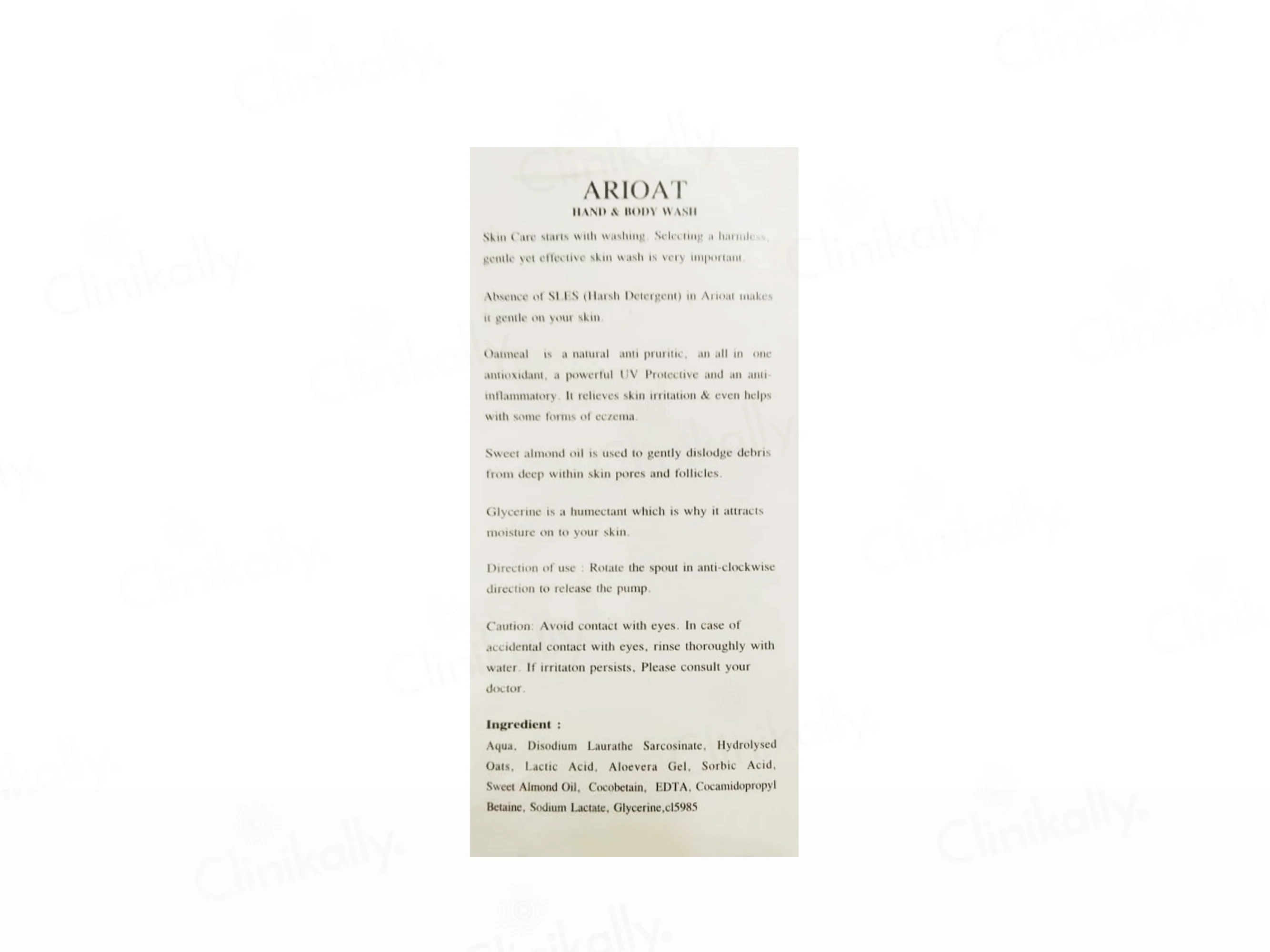 Arioat Hand & Body Wash - Image 3
