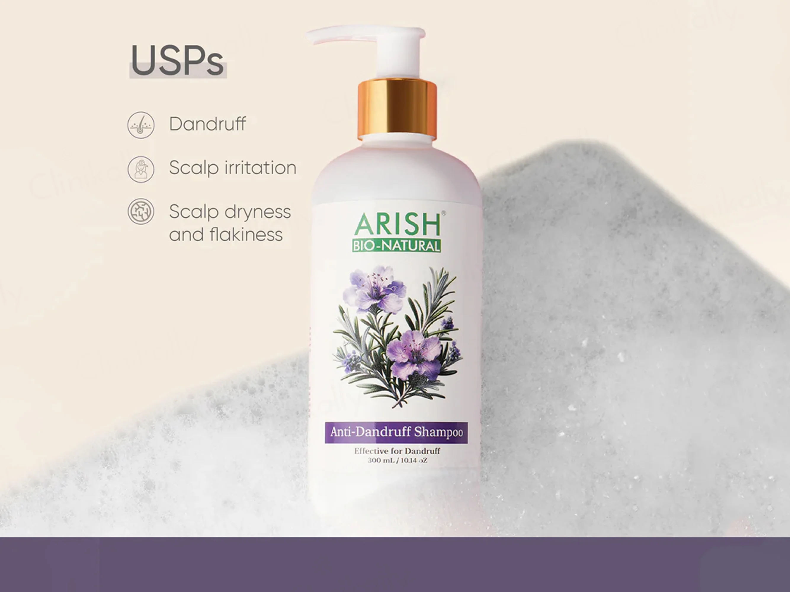 Arish Bio-Natural Anti-Dandruff Shampoo - Image 7