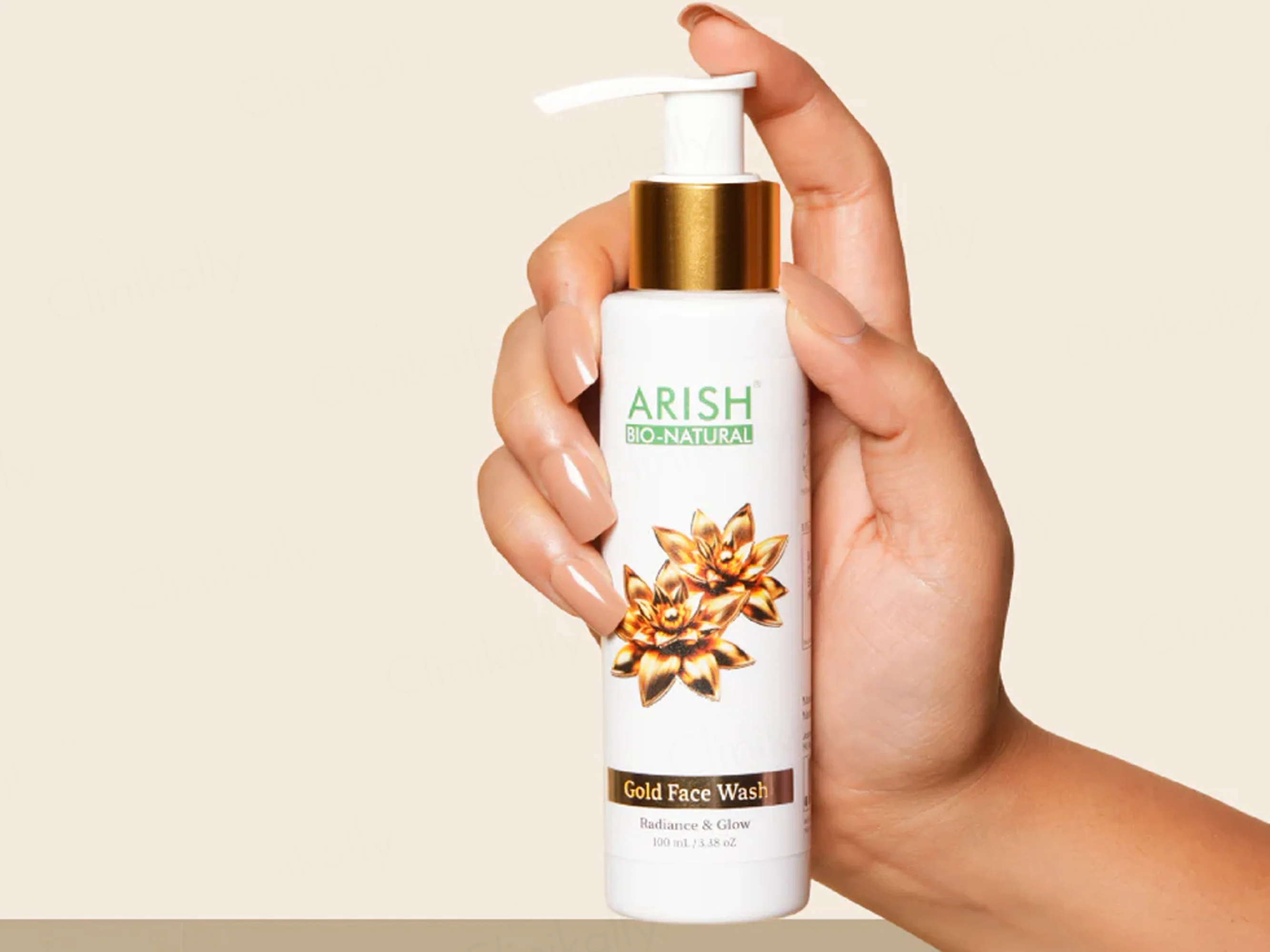 Arish Bio-Natural Gold Radiance & Glow Face Wash - Image 6