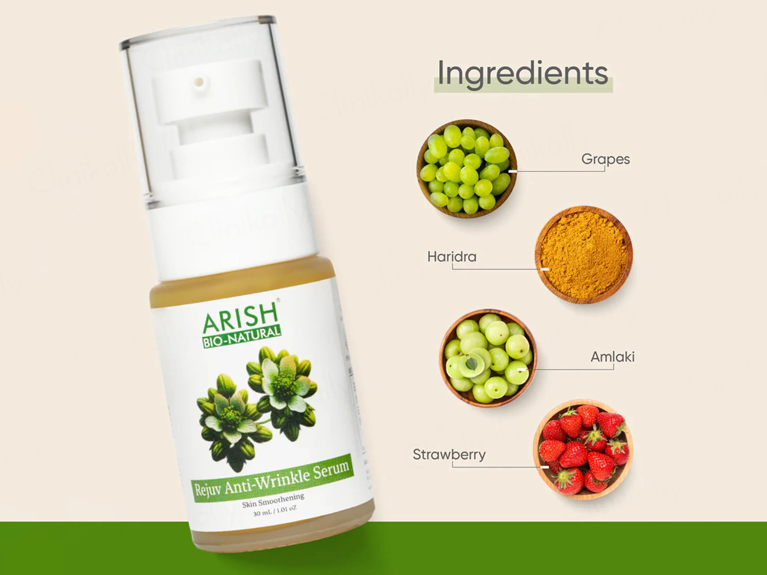 Arish Bio-Natural Rejuv Anti-Wrinkle Skin Smoothening Serum - Image 3
