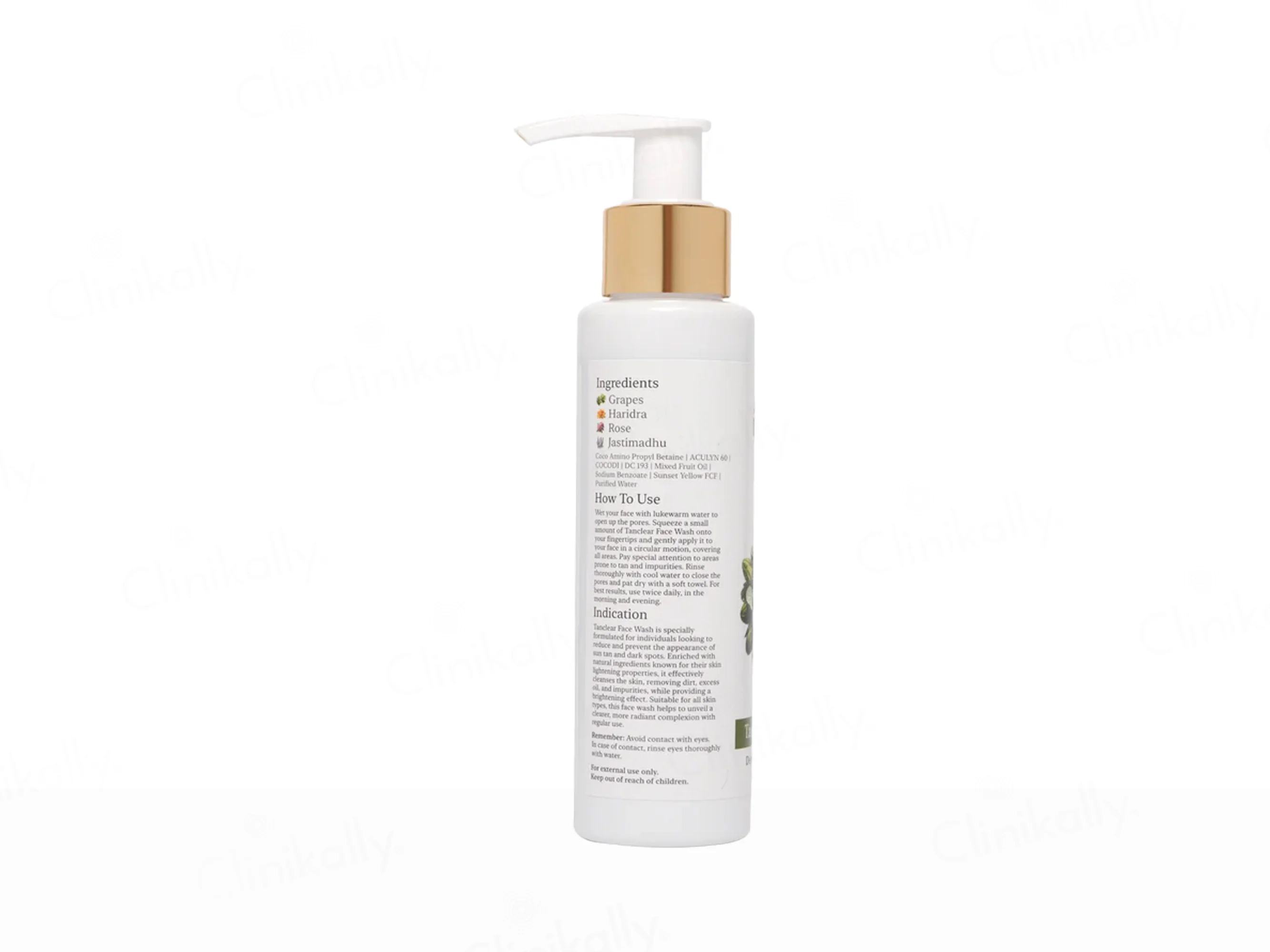 Arish Bio-Natural Tanclear Detan & Skin Brightening Face Wash - Image 4