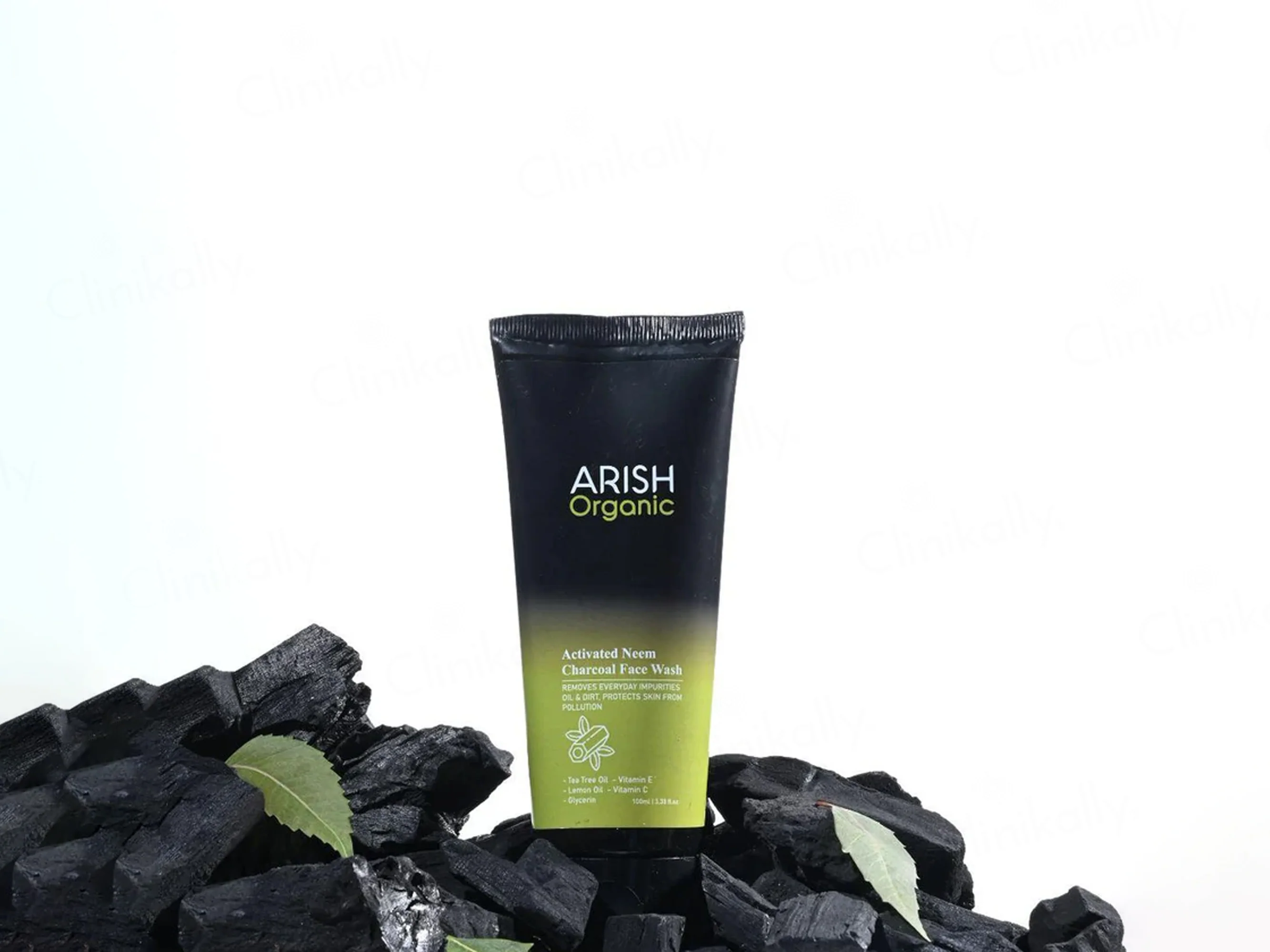 Arish Organic Activated Neem Charcoal Face Wash - Image 4