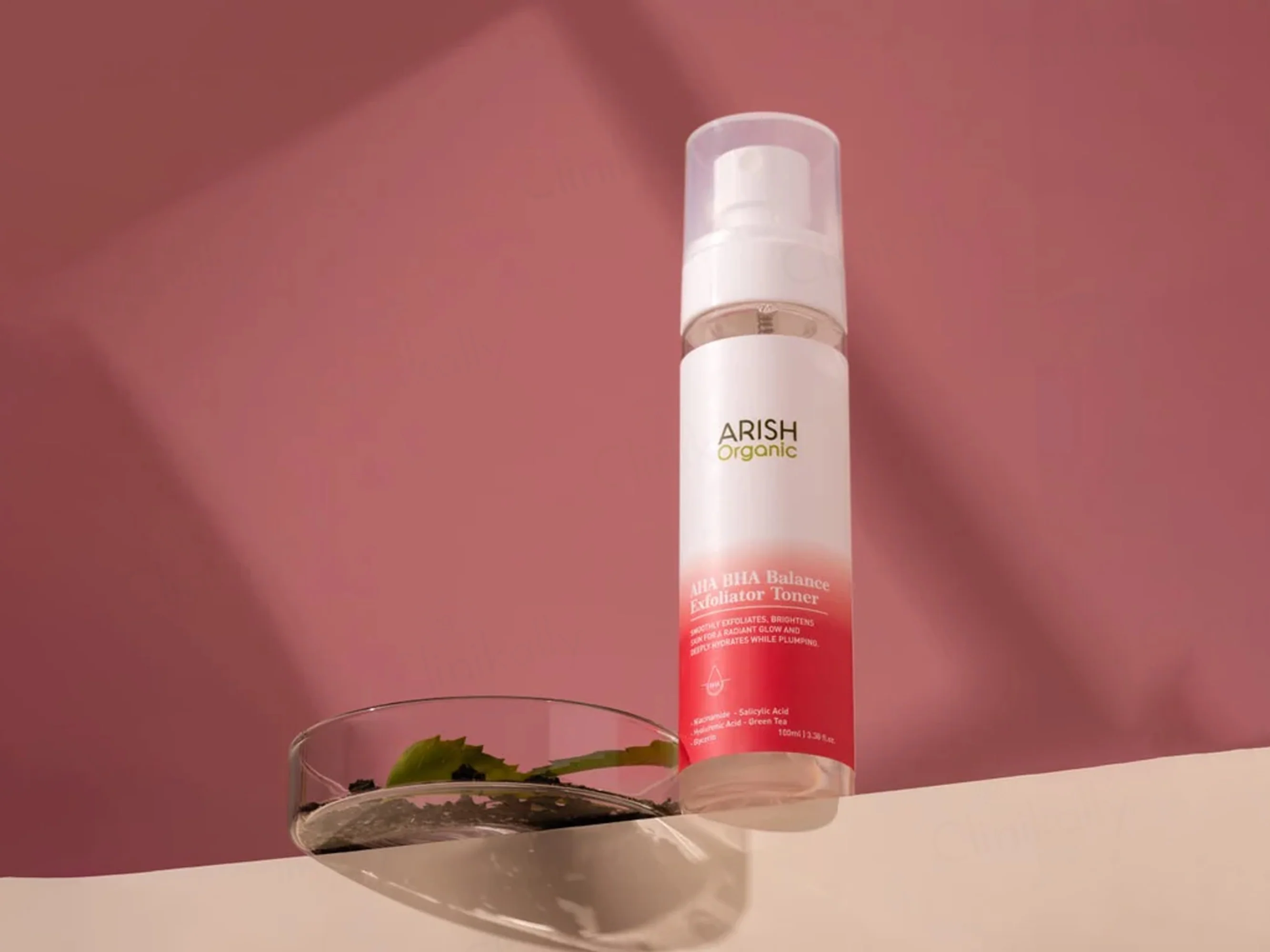Arish Organic AHA BHA Balance Exfoliator Toner - Image 5