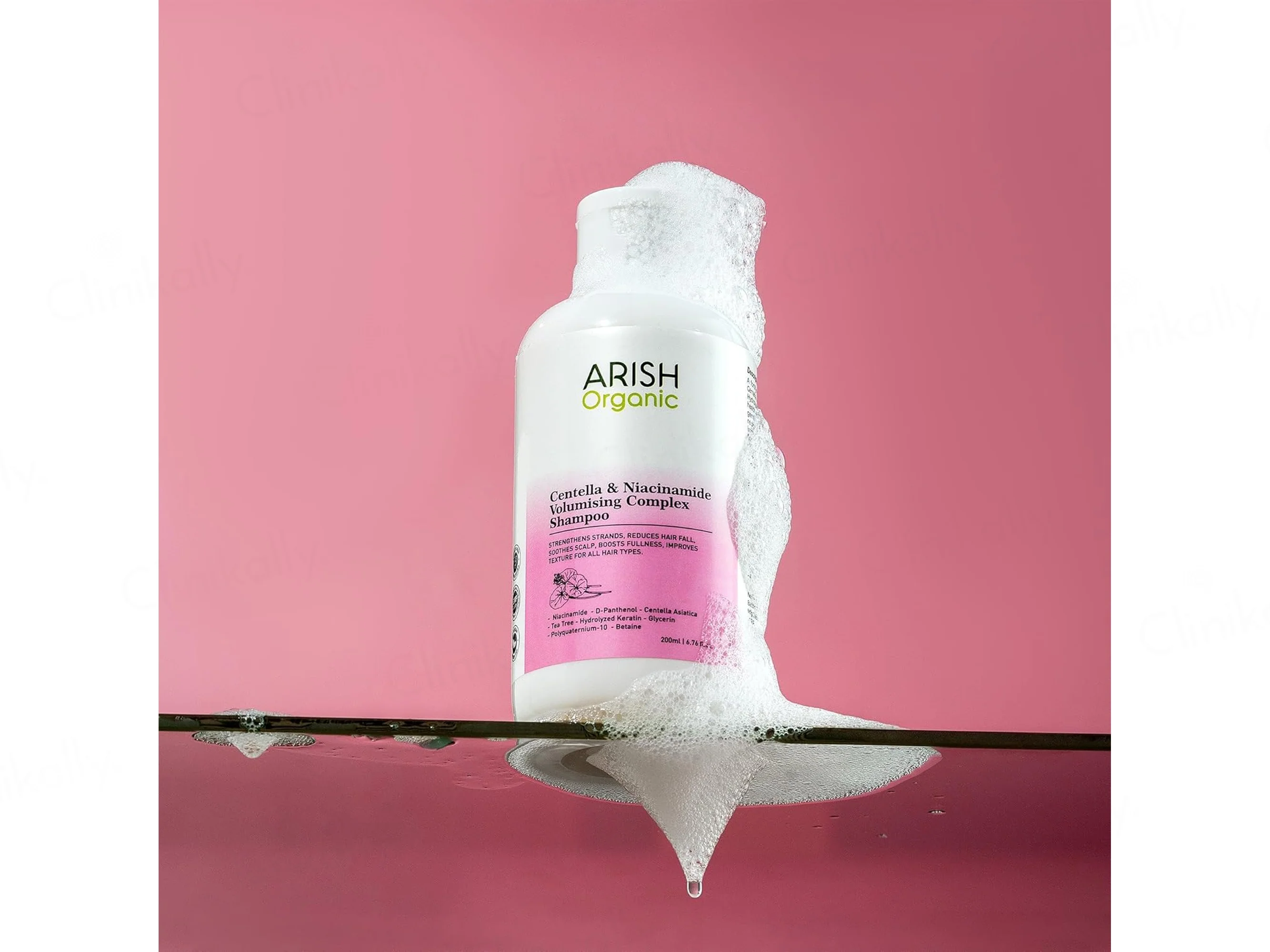 Arish Organic Centella & Niacinamide Volumising Complex Shampoo - Image 3