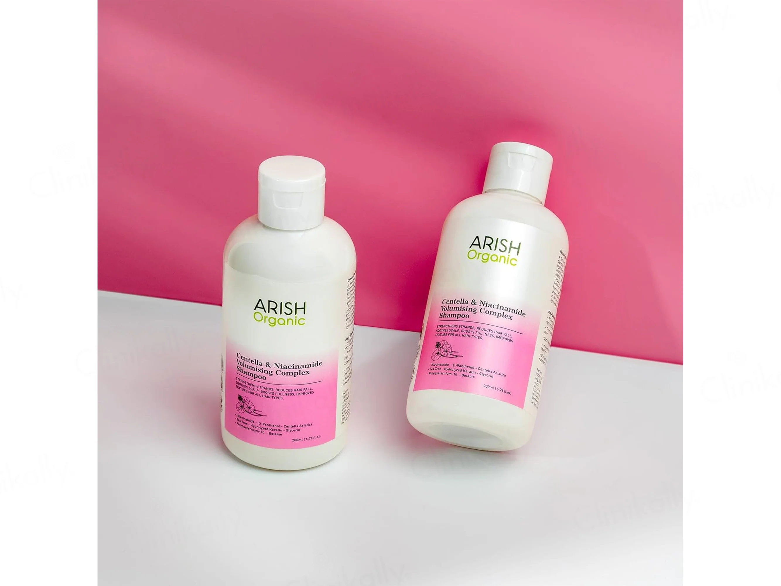 Arish Organic Centella & Niacinamide Volumising Complex Shampoo - Image 4