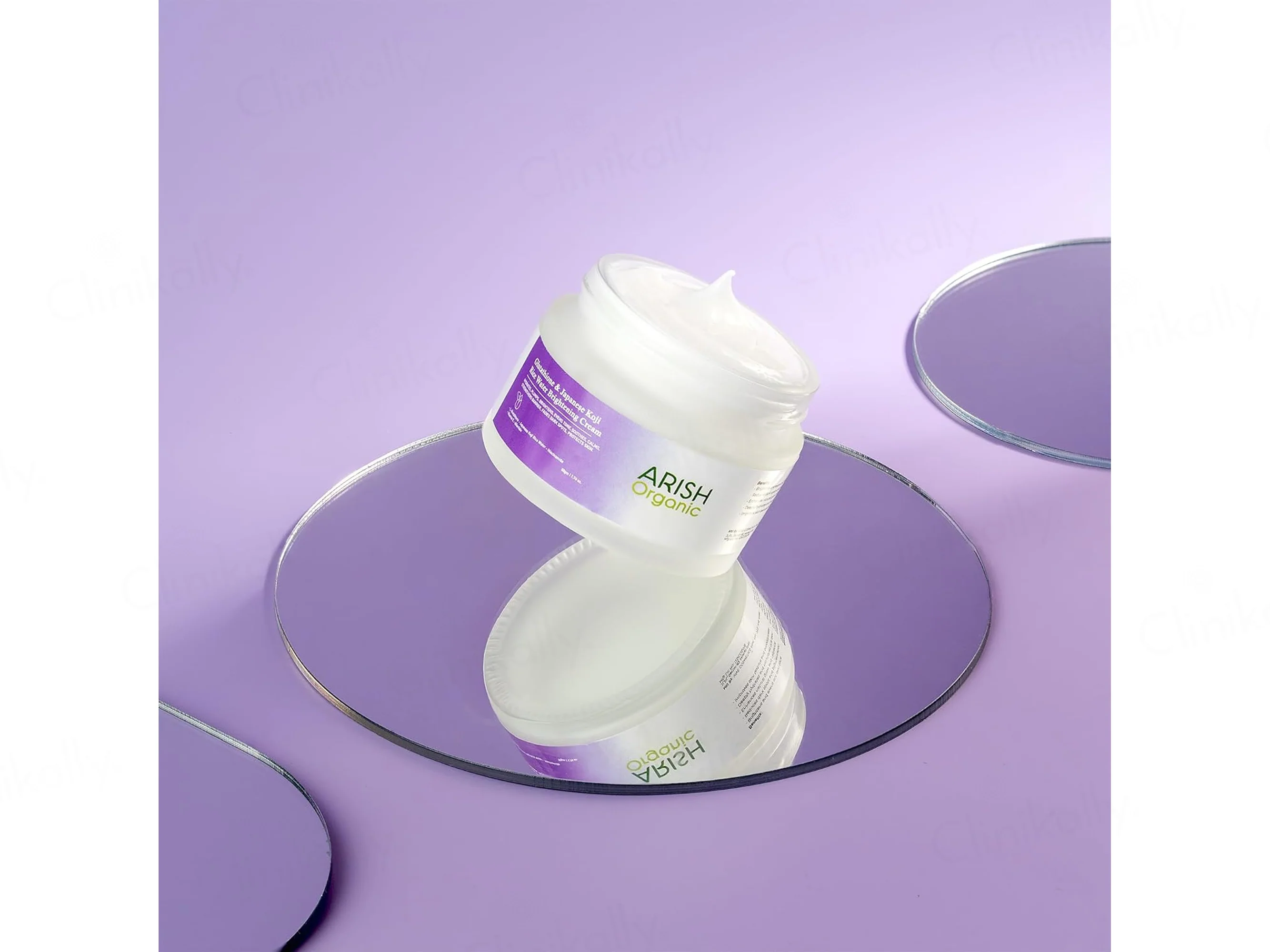 Arish Organic Glutathione & Japanese Koji Rice Water Brightening Cream - Image 3