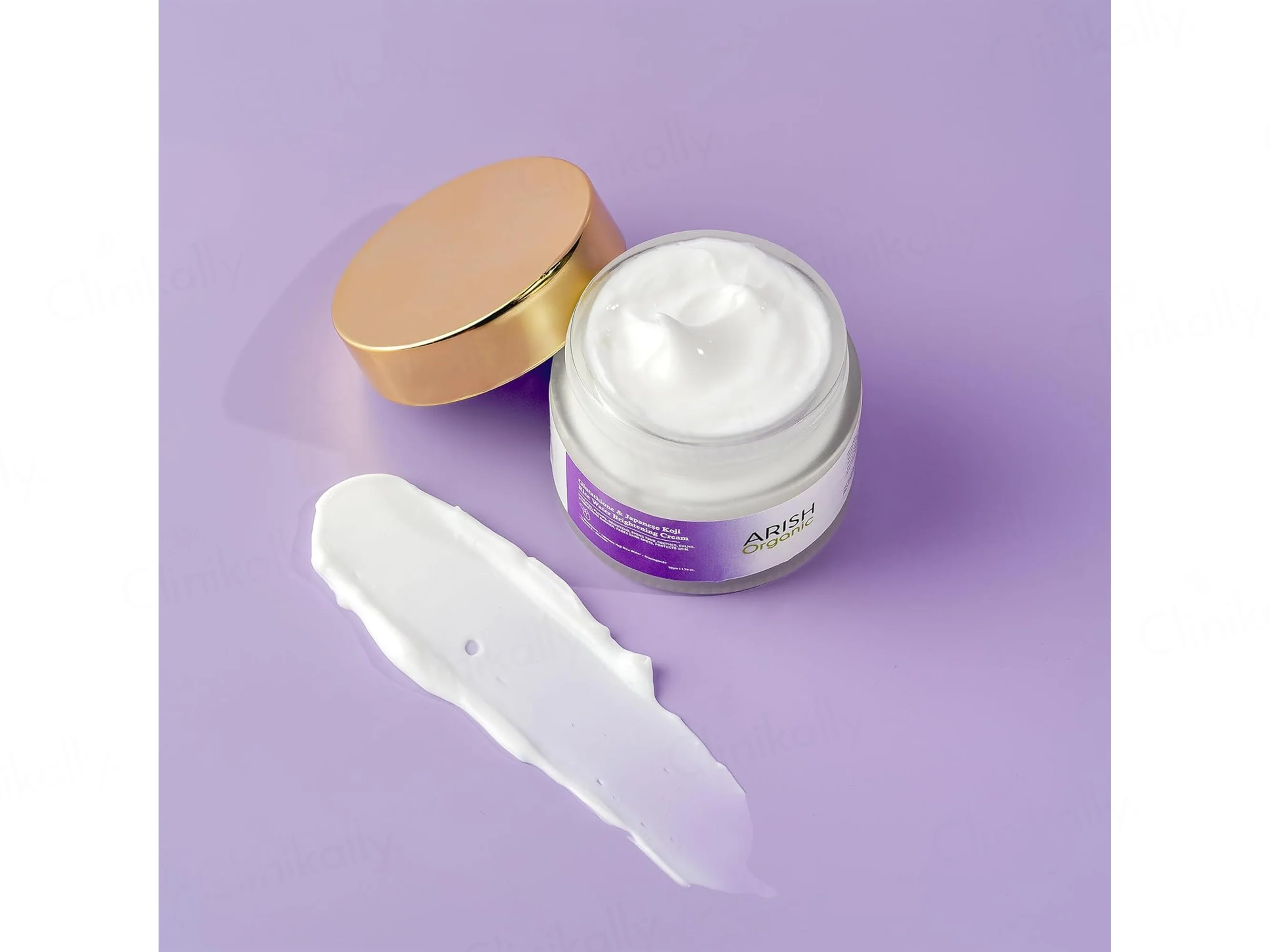 Arish Organic Glutathione & Japanese Koji Rice Water Brightening Cream - Image 4