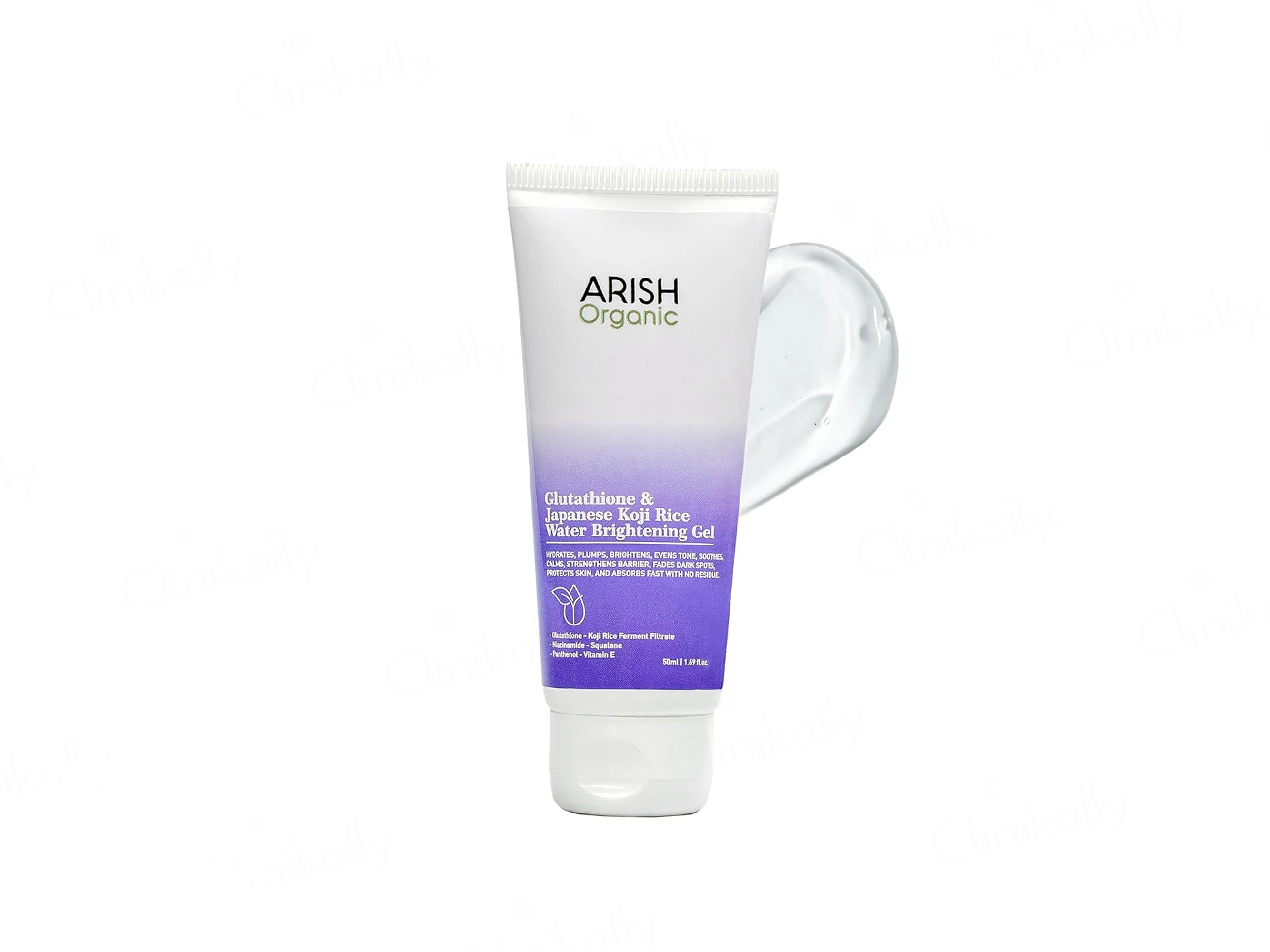 Arish Organic Glutathione & Japanese Koji Rice Water Brightening Gel - Image 2