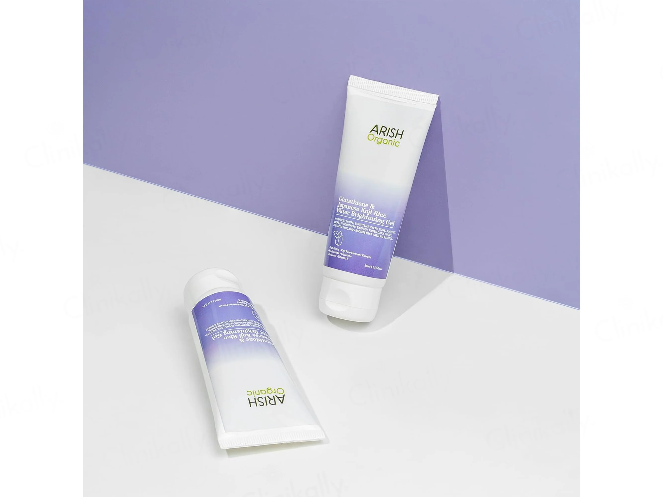 Arish Organic Glutathione & Japanese Koji Rice Water Brightening Gel - Image 3