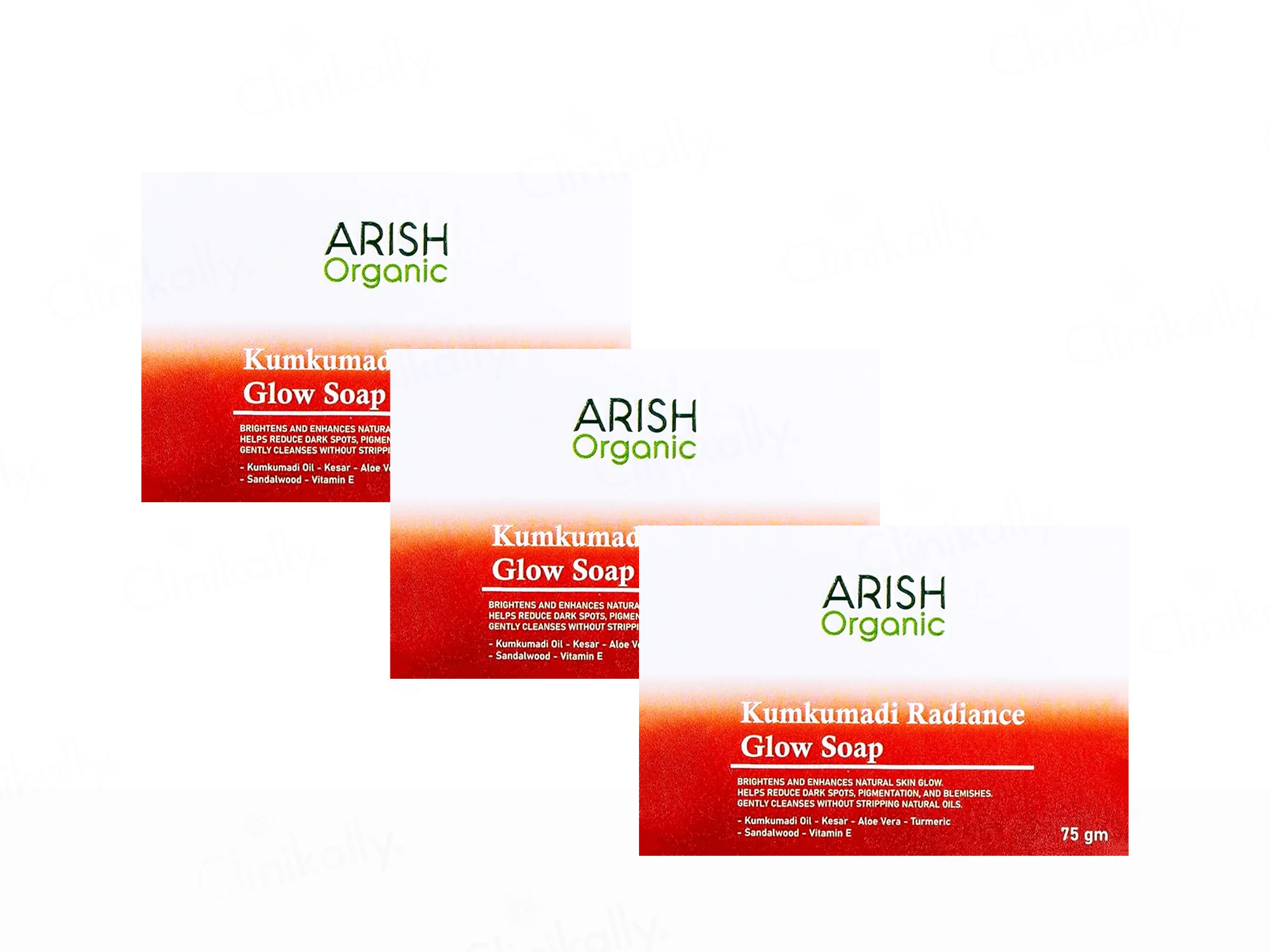 Arish Organic Kumkumadi Radiance Glow Soap - Image 6