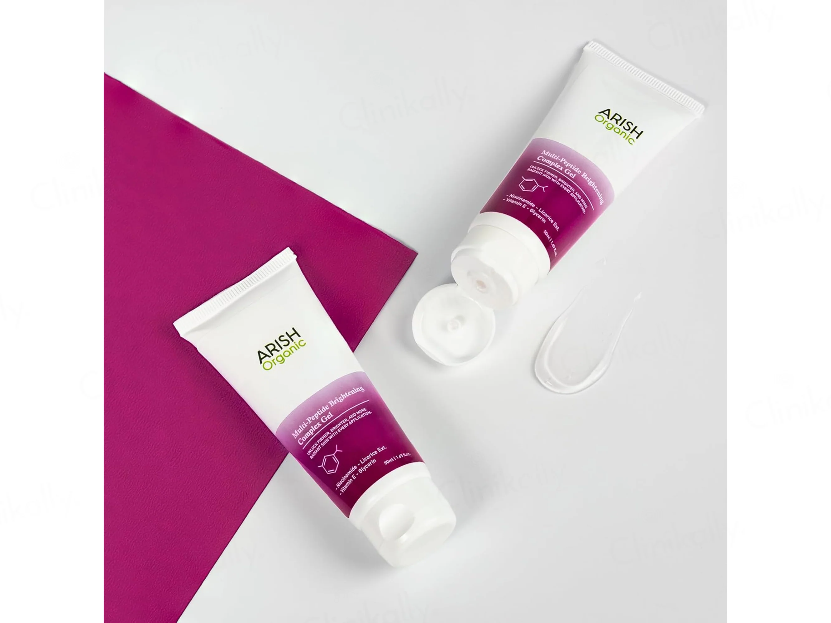Arish Organic Multi-Peptide Brightening Complex Gel - Image 4