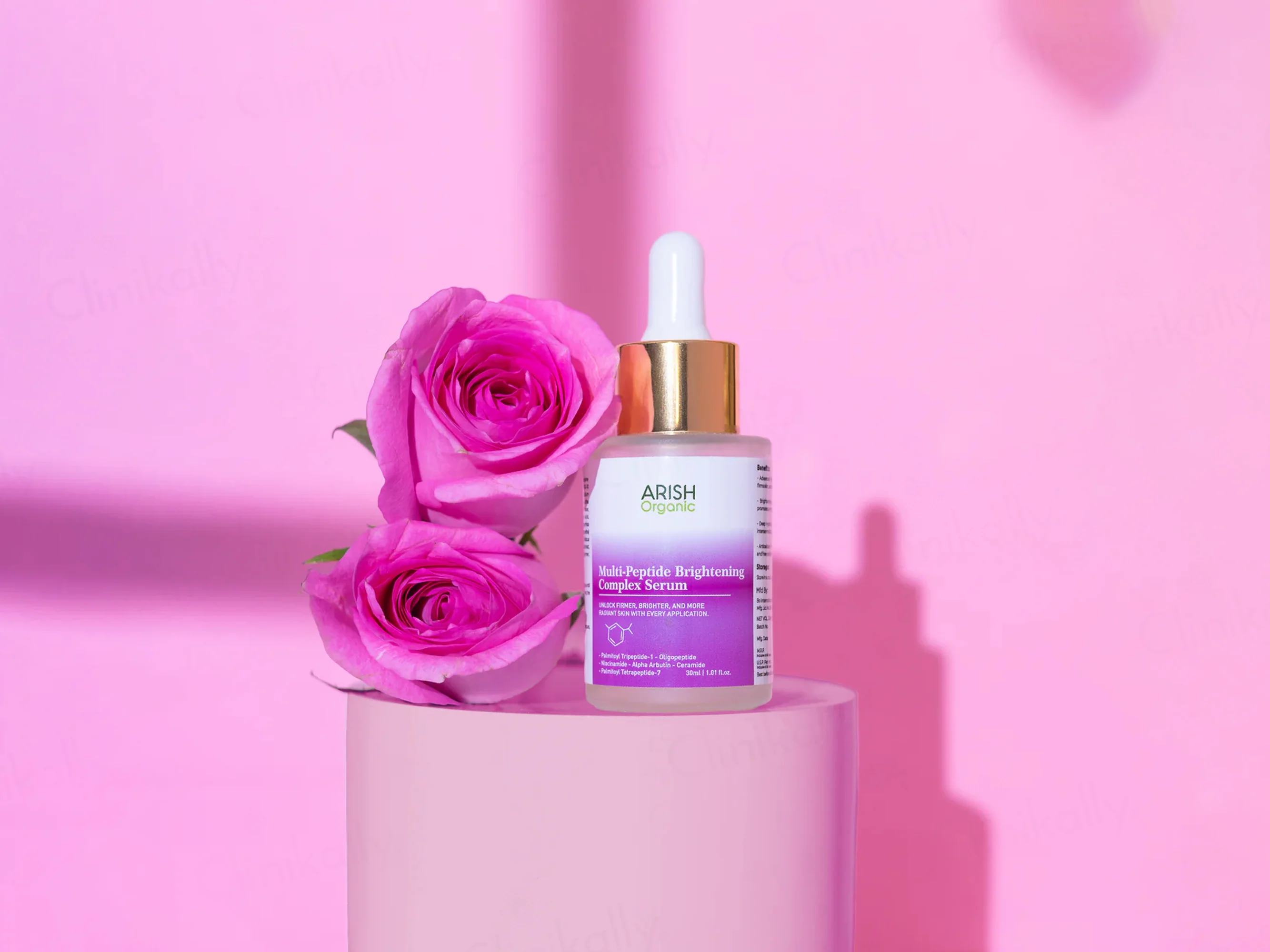 Arish Organic Multi-Peptide Brightening Complex Serum - Image 5
