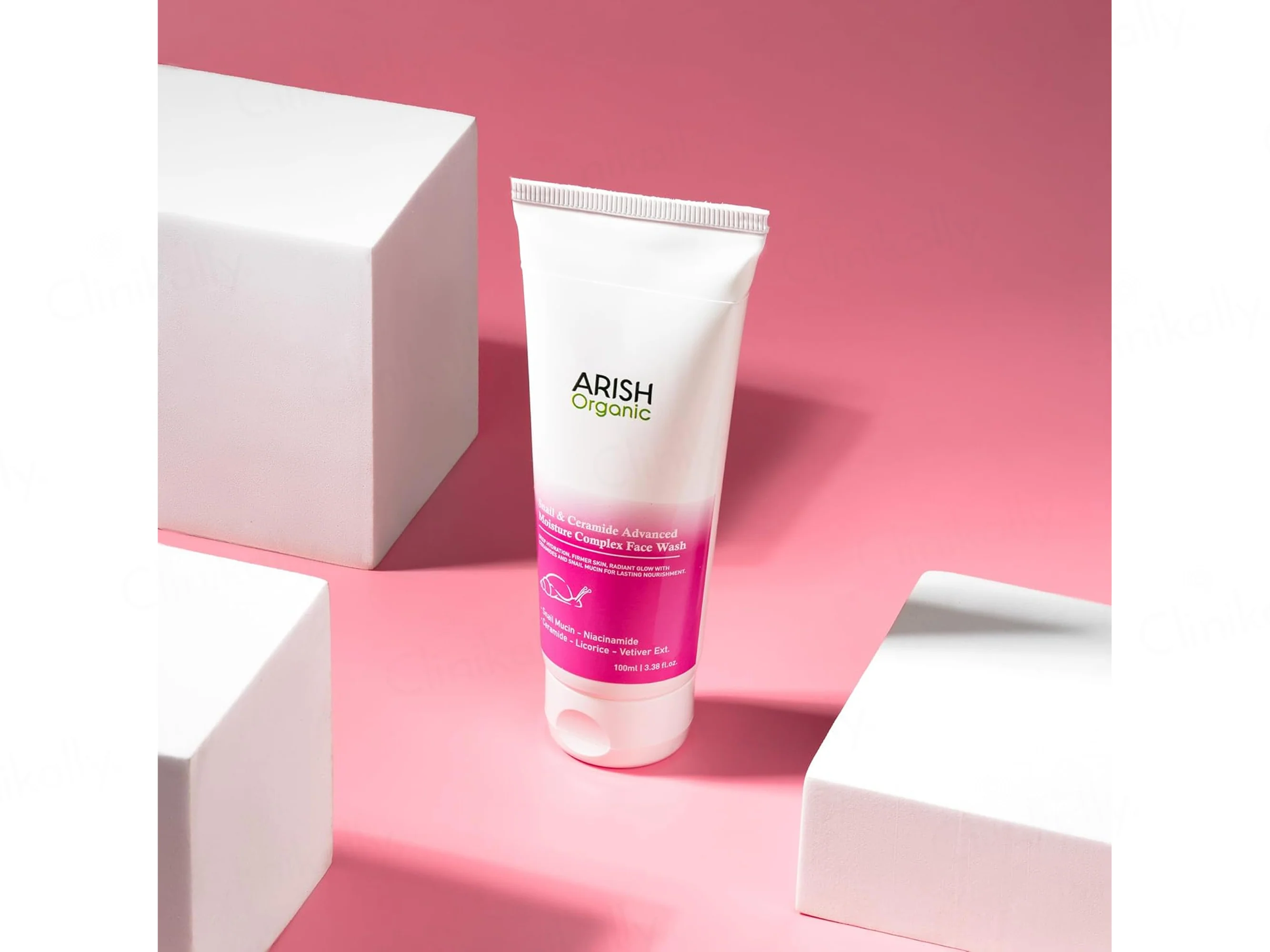 Arish Organic Snail & Ceramide Advanced Moisture Complex Face Wash - Image 4