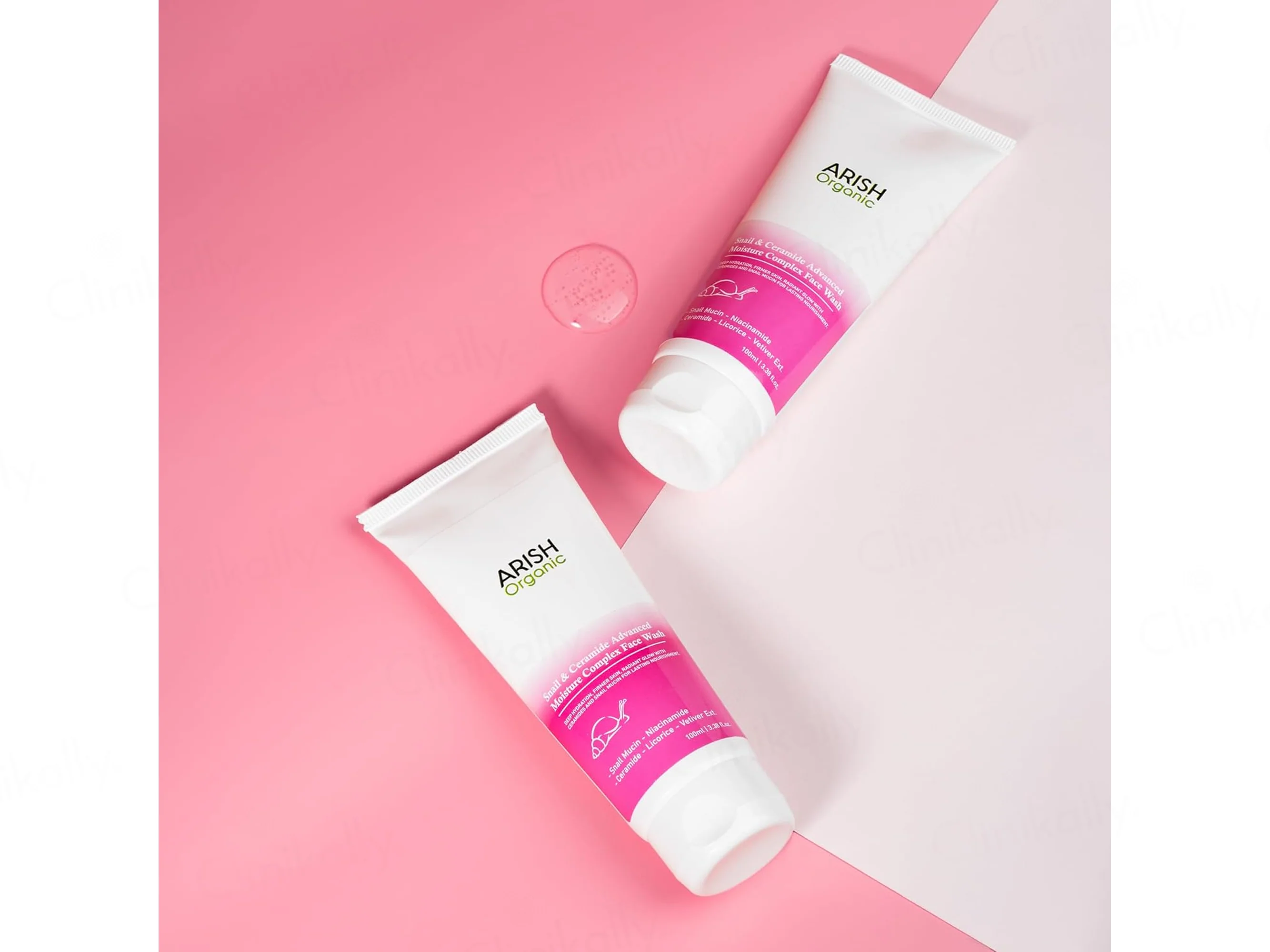 Arish Organic Snail & Ceramide Advanced Moisture Complex Face Wash - Image 5