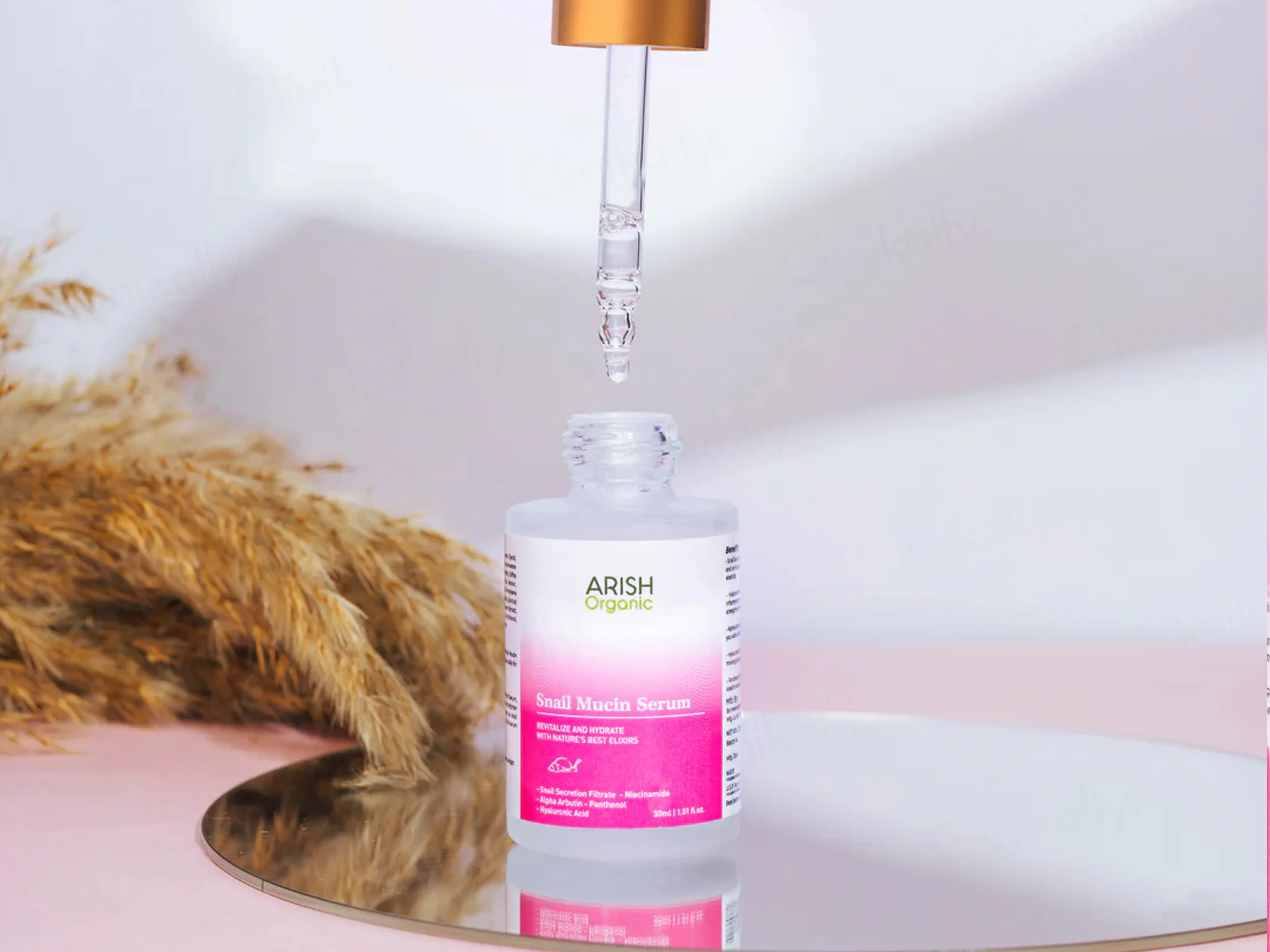 Arish Organic Snail Mucin Serum - Image 4