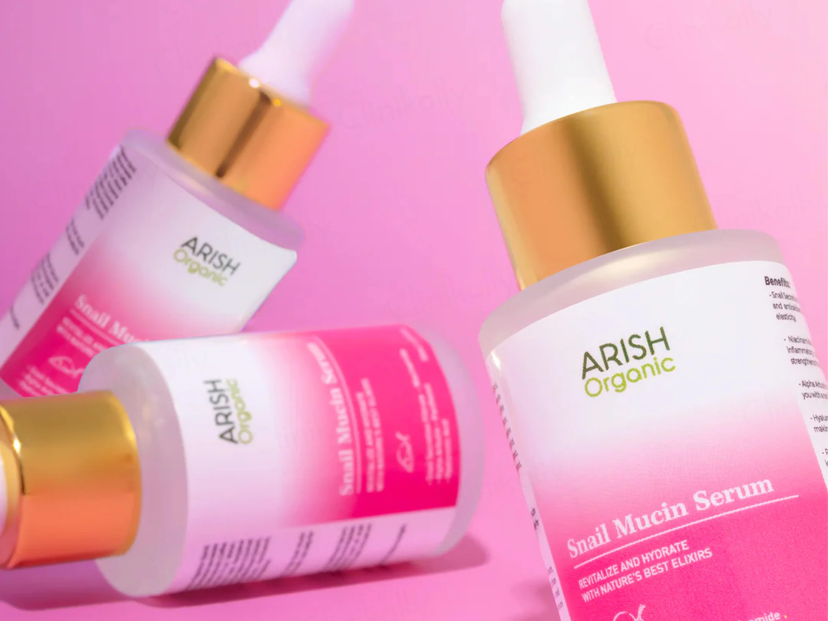 Arish Organic Snail Mucin Serum - Image 5