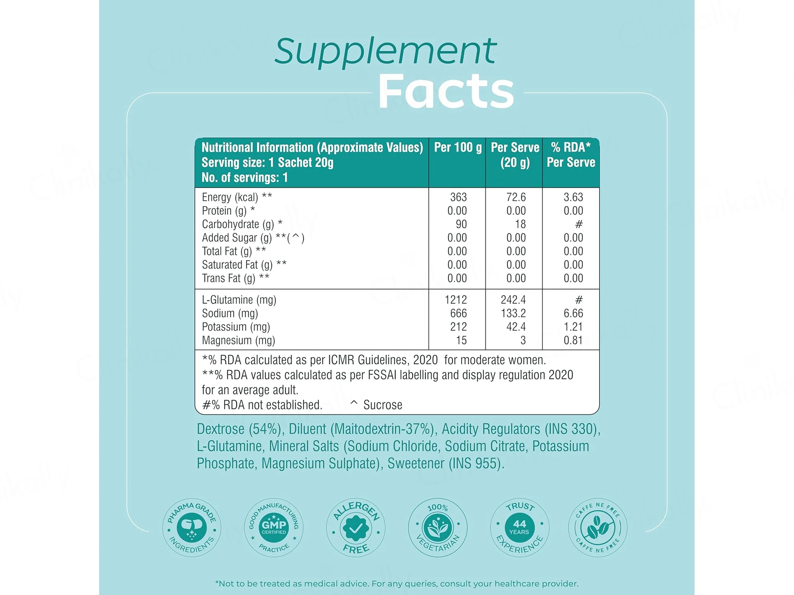 Arth Electrolyte Hydration Health Supplement Powder - Lemon Iced Tea Flavour - Image 7