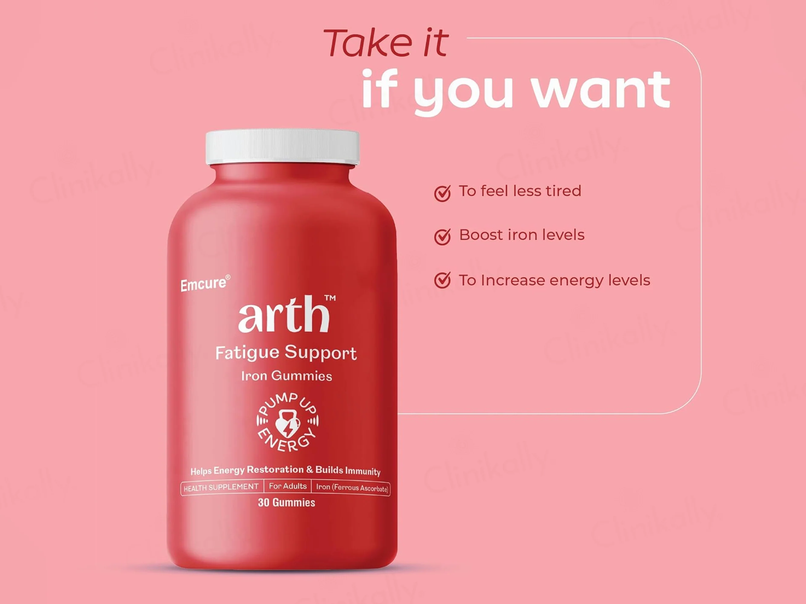 Arth Fatigue Support Health Supplement Gummies For Women - Image 2