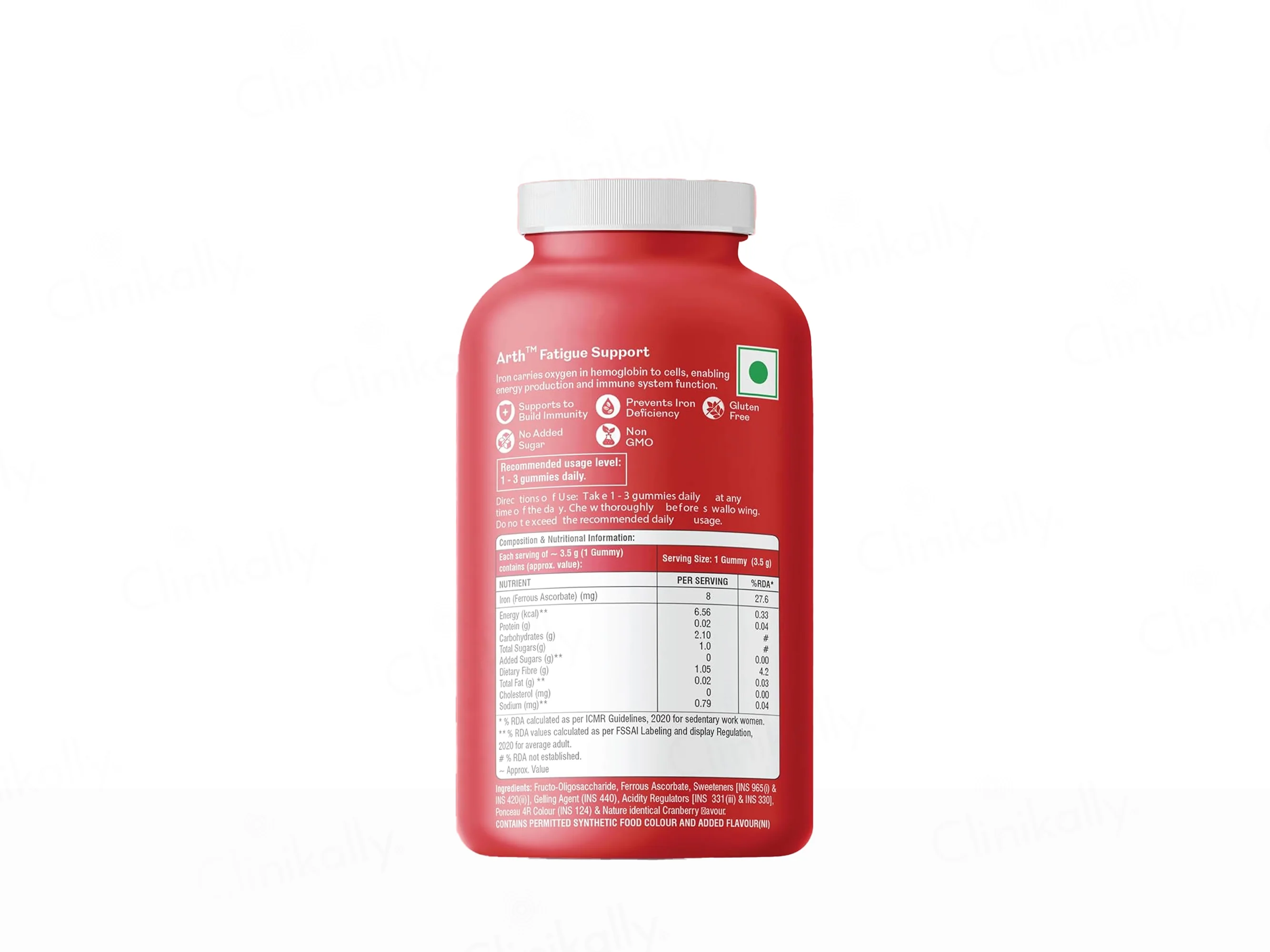 Arth Fatigue Support Health Supplement Gummies For Women - Image 4