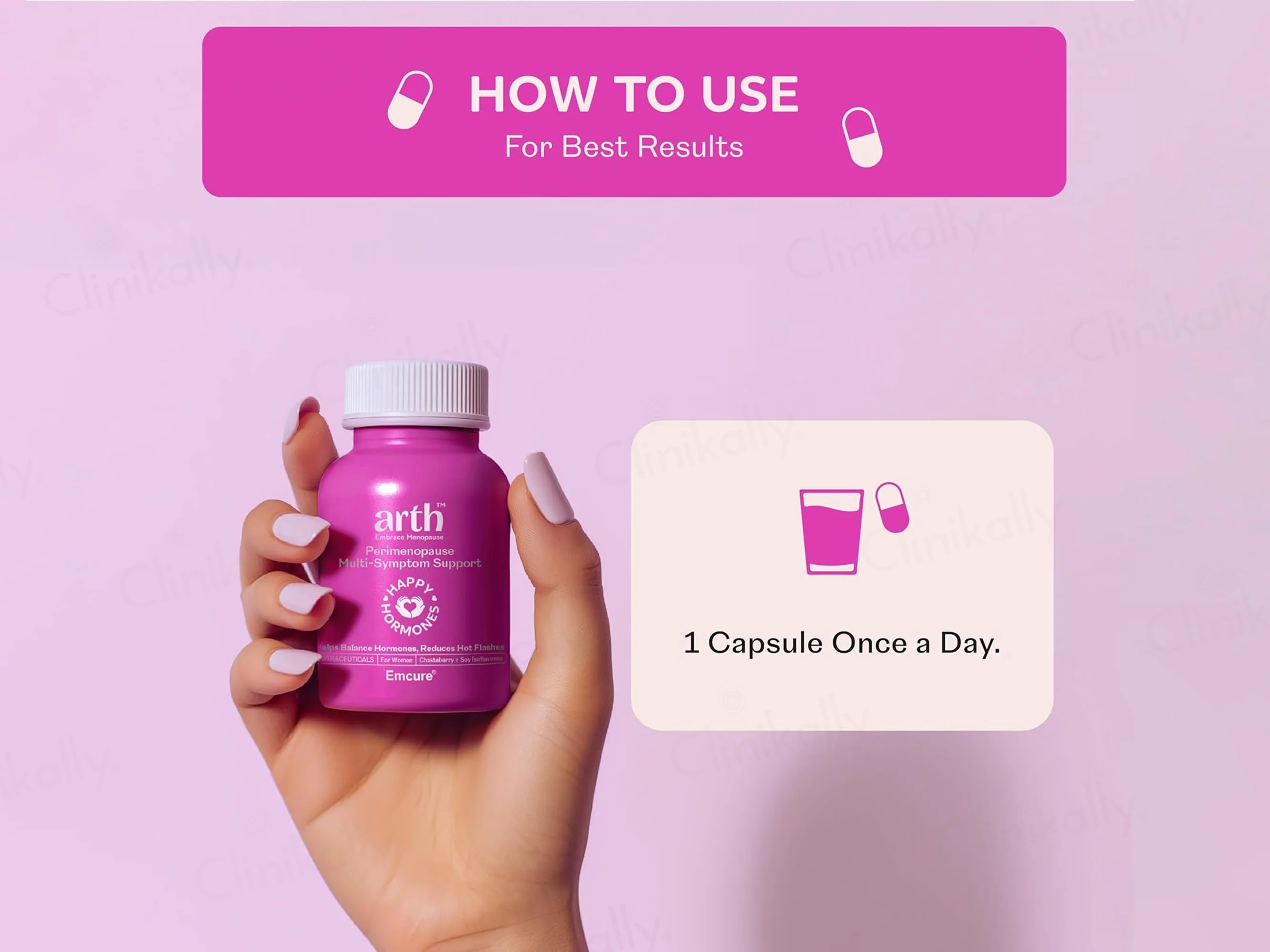Arth Perimenopause Multi-Symptom Support Nutraceutical Capsule For Women - Image 3