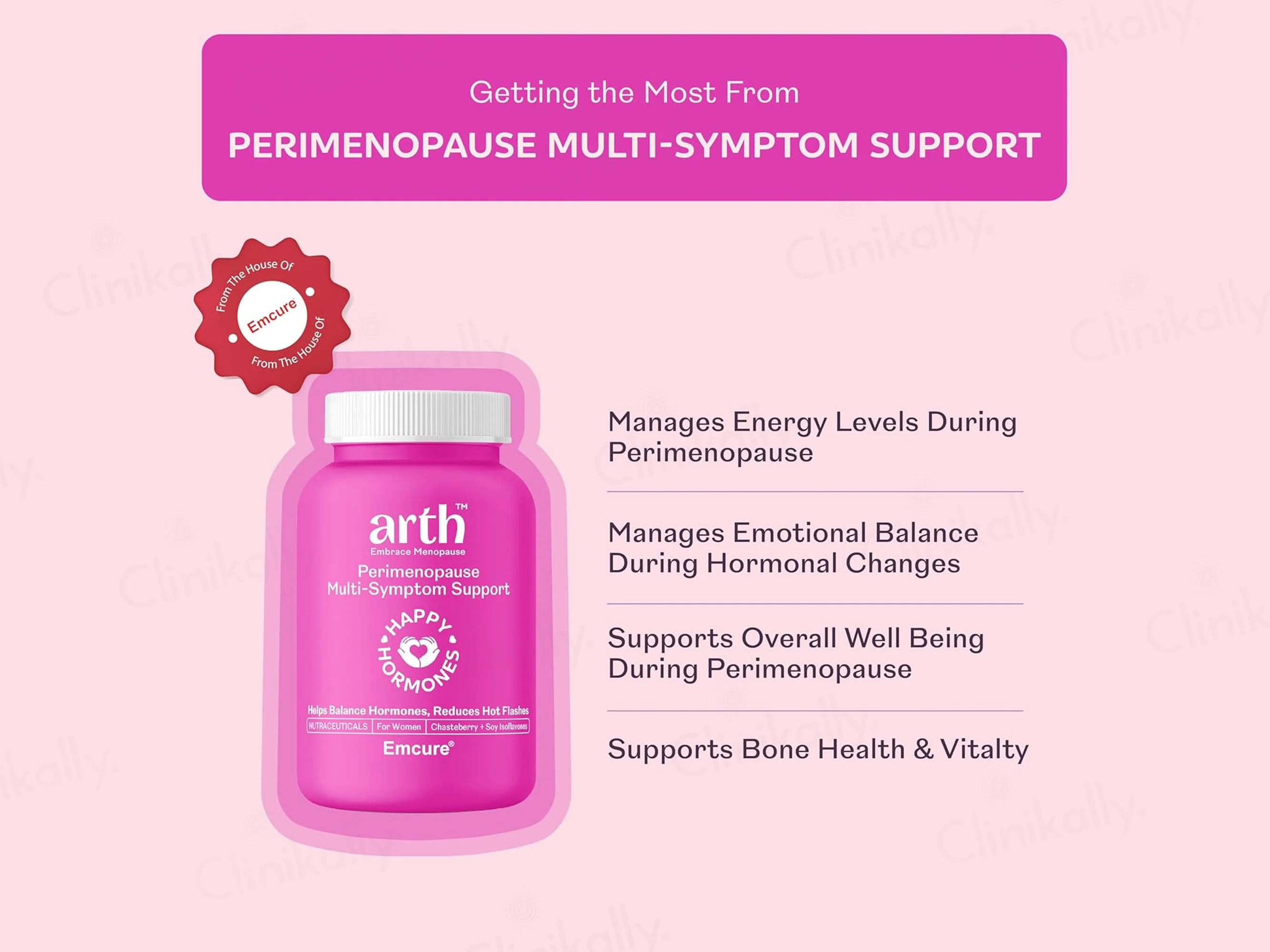 Arth Perimenopause Multi-Symptom Support Nutraceutical Capsule For Women - Image 4