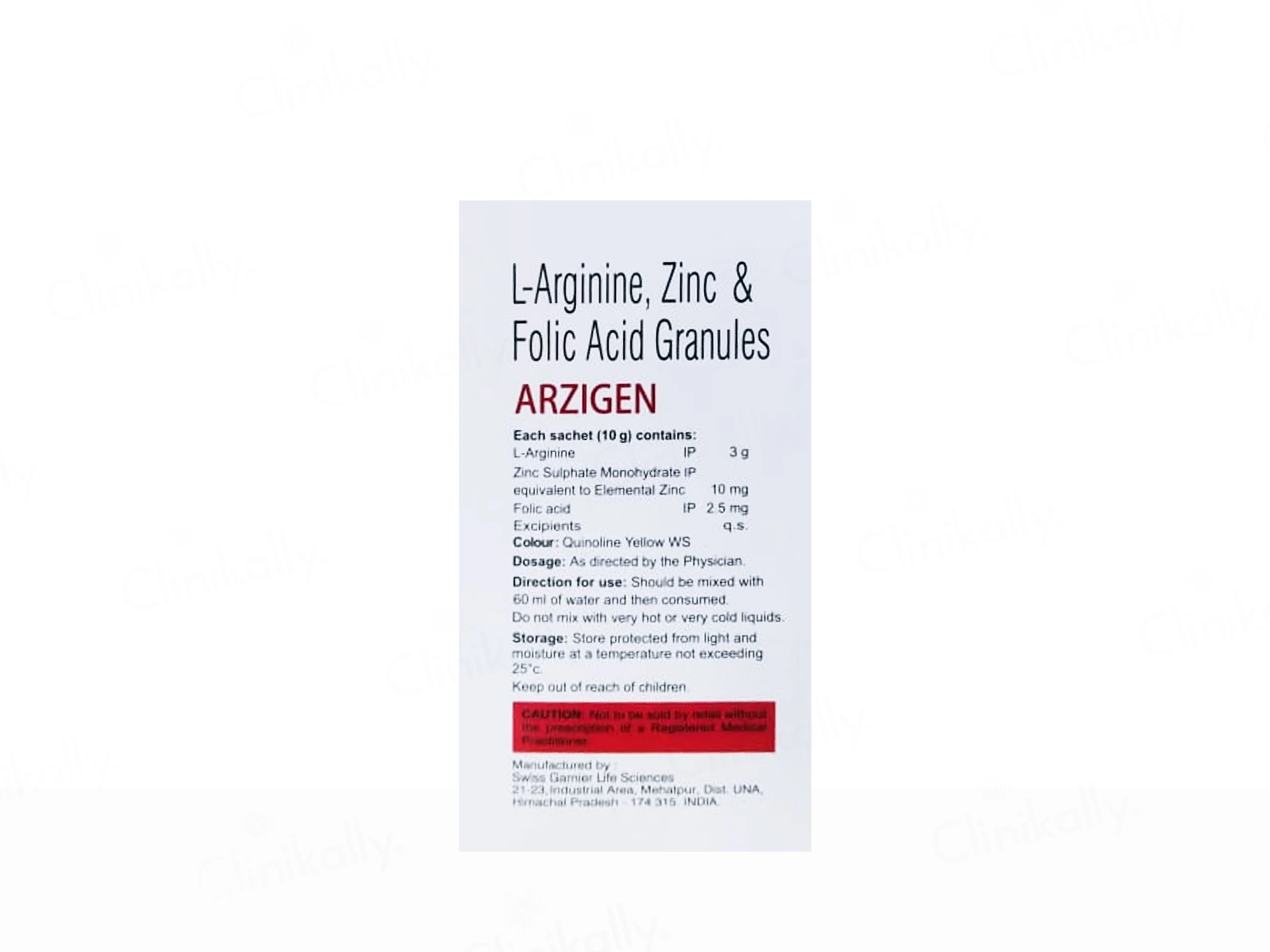 Arzigen Sugar Free Granules - Orange Flavour - Image 2