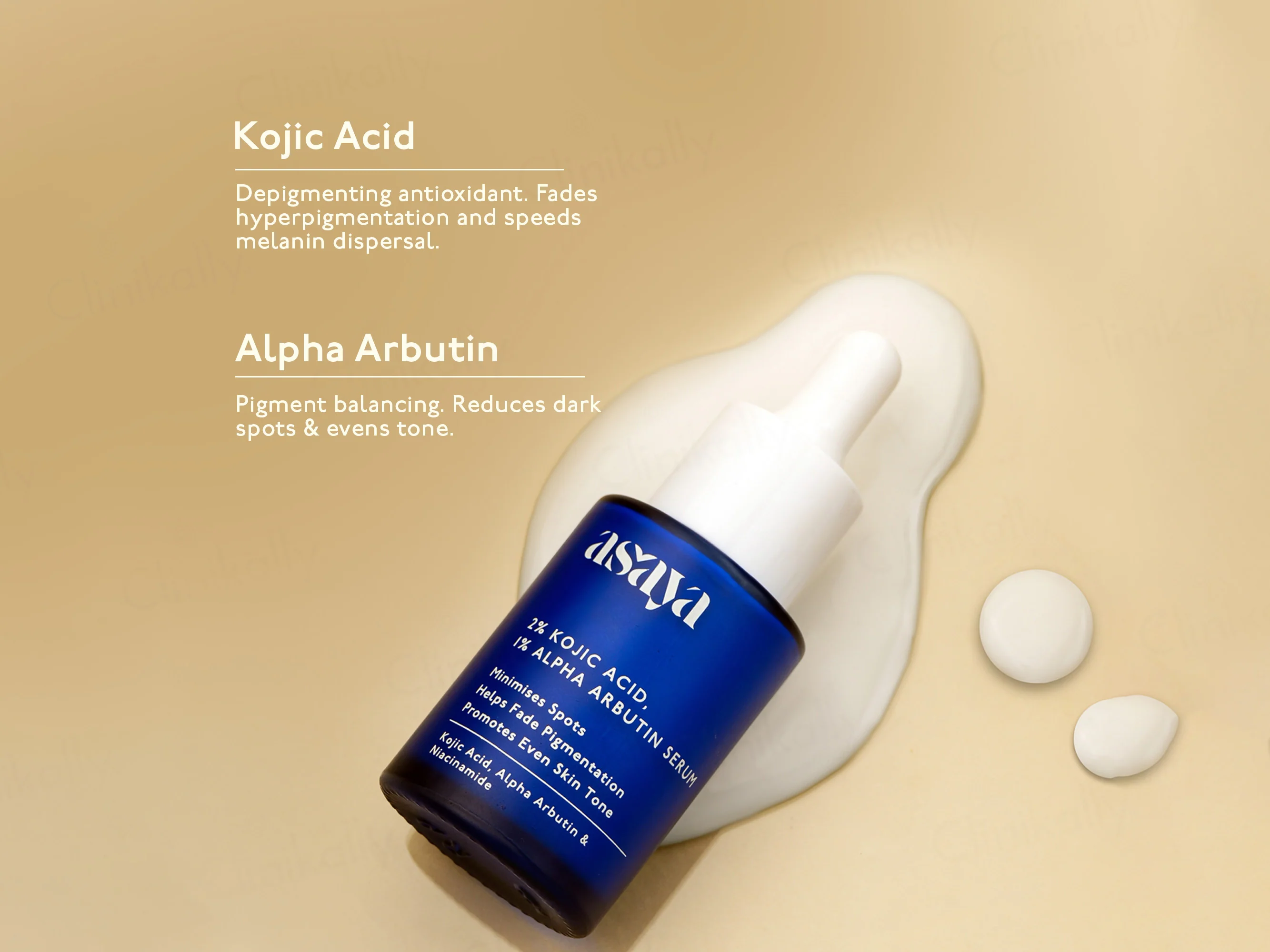 Asaya 2% Kojic Acid + 1% Alpha Arbutin Face Serum - Image 5