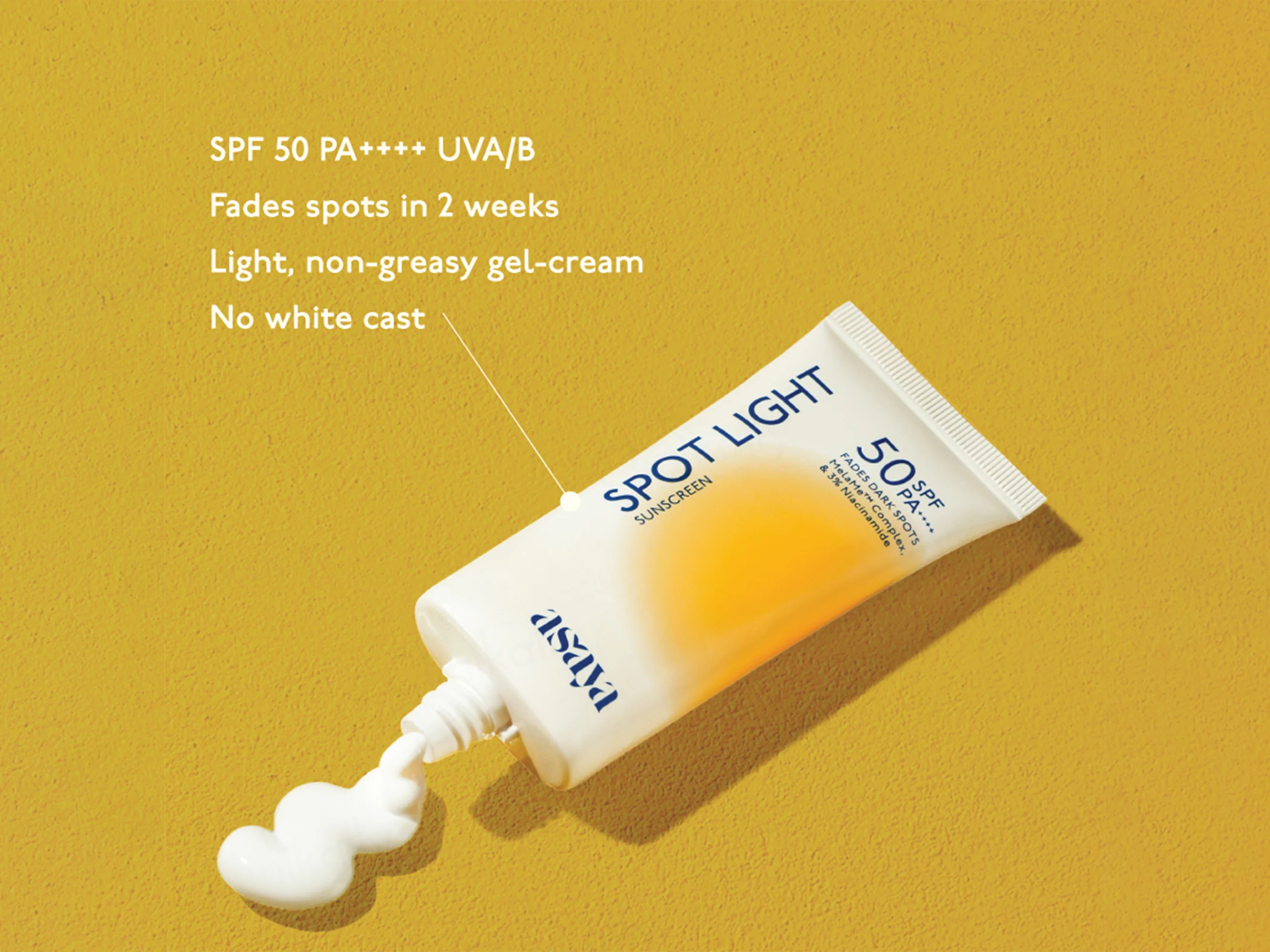 Asaya Spot Light Sunscreen SPF 50 PA++++ - Image 3