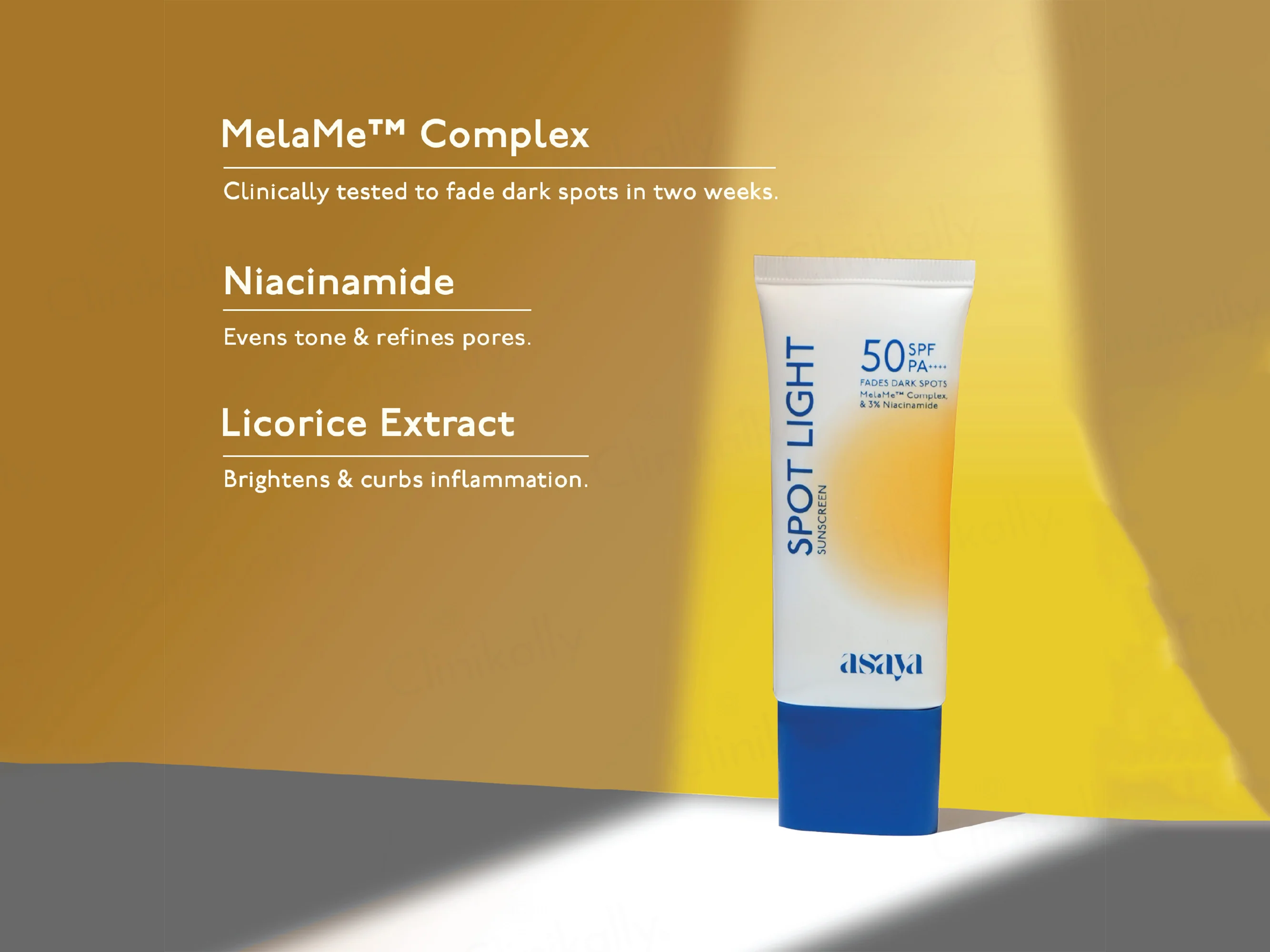 Asaya Spot Light Sunscreen SPF 50 PA++++ - Image 4