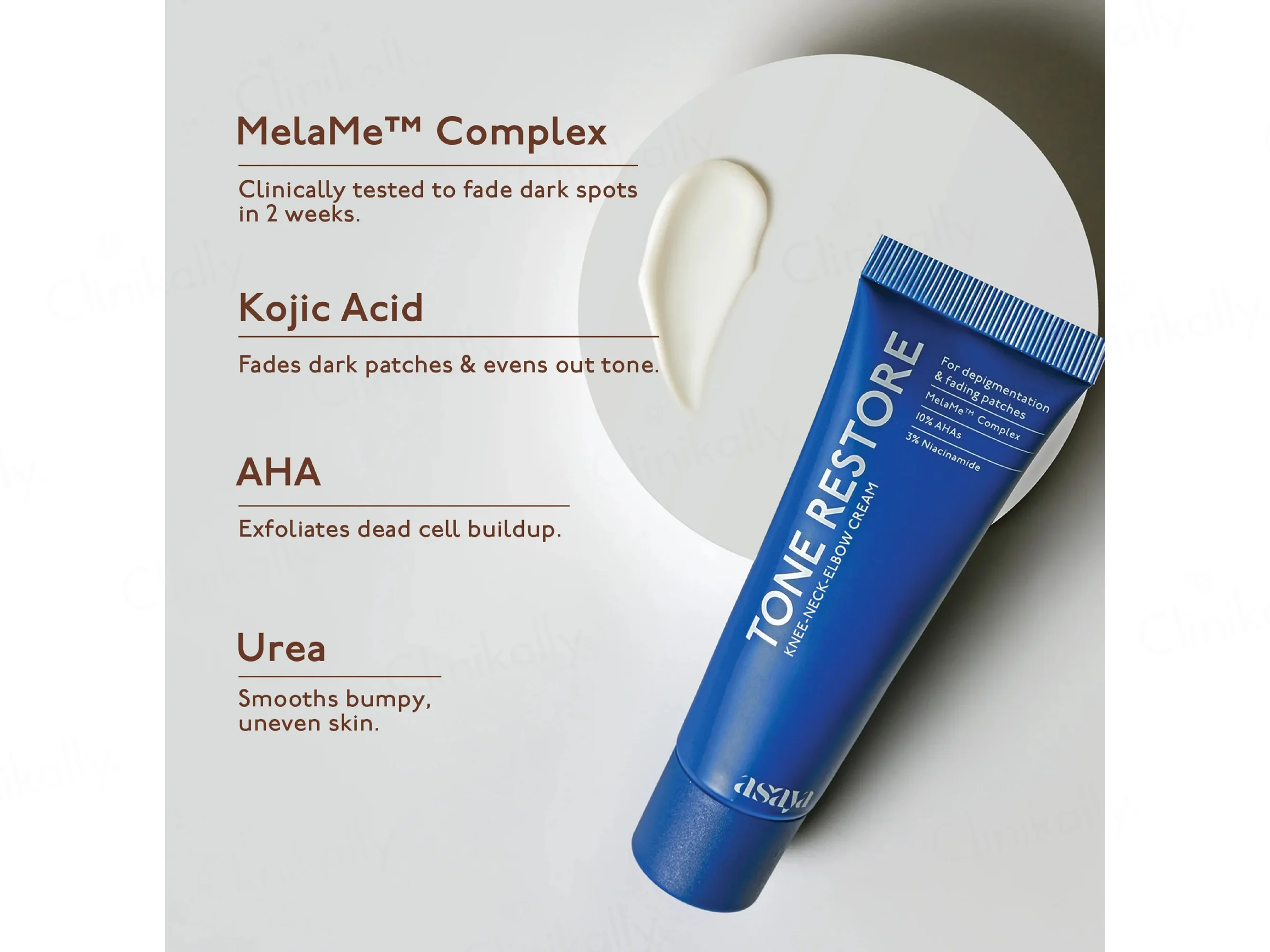 Asaya Tone Restore Knee-Neck-Elbow Depigmentation Cream - Image 4