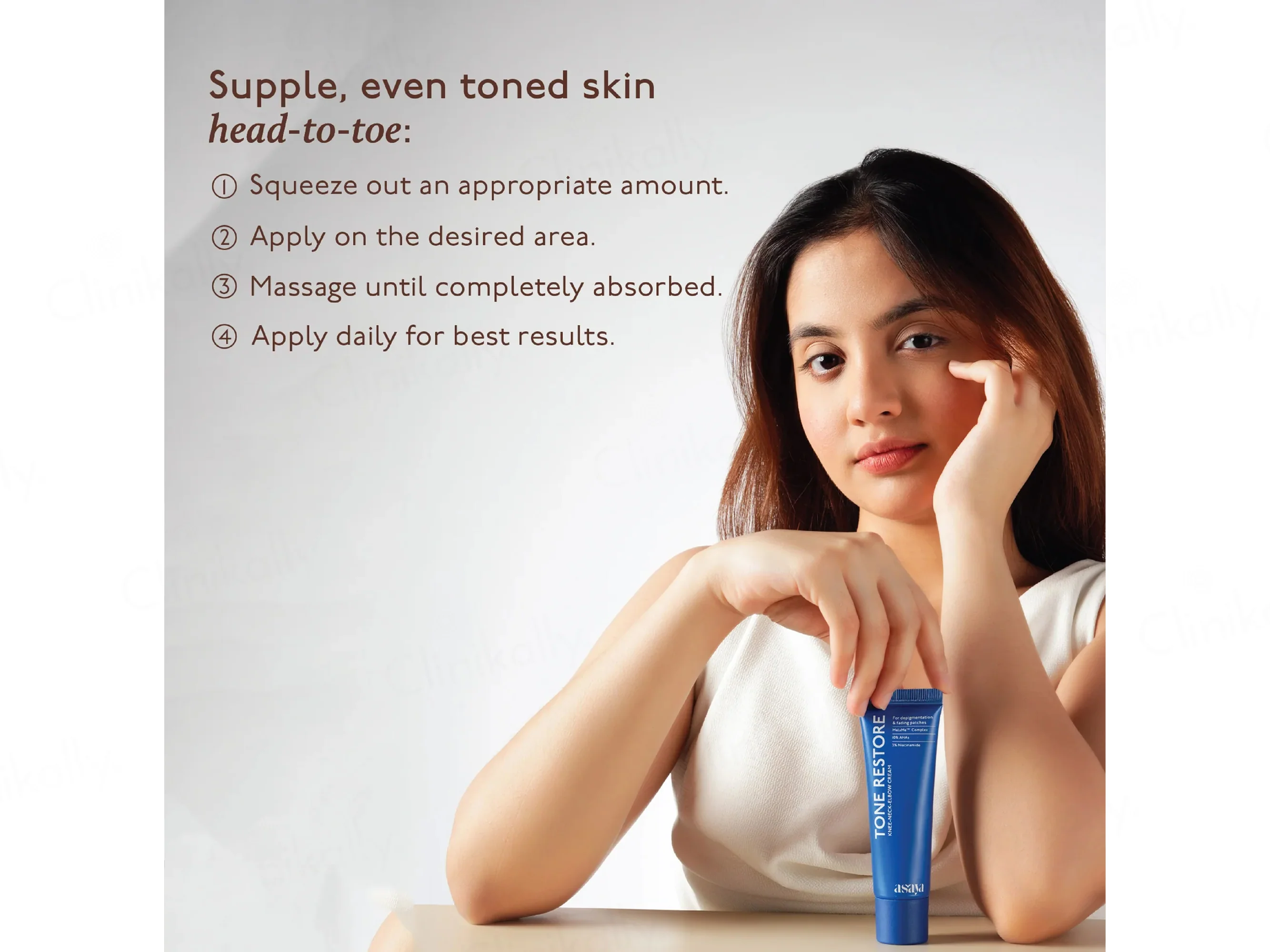 Asaya Tone Restore Knee-Neck-Elbow Depigmentation Cream - Image 9