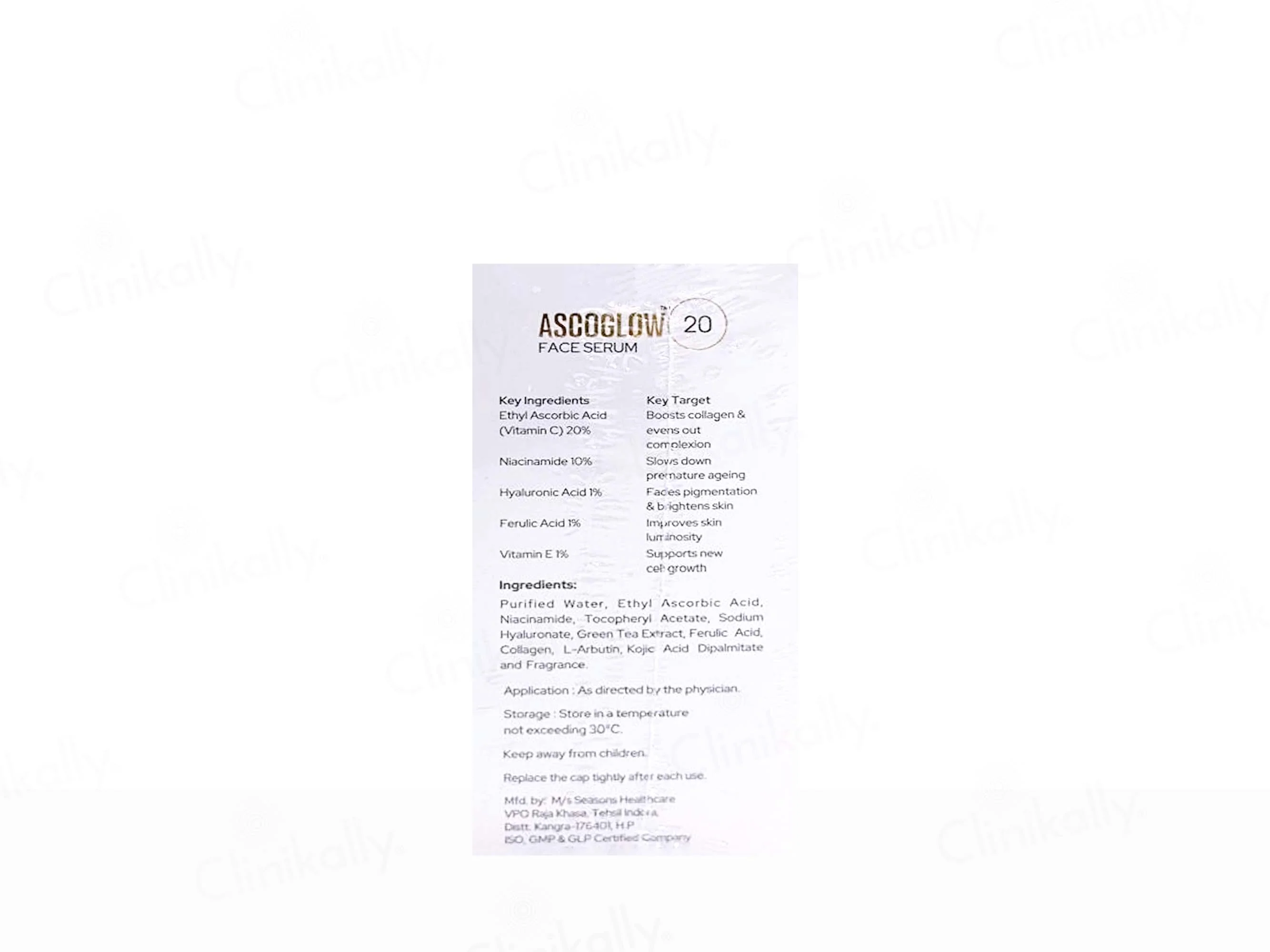Ascoglow 20 Radiance & Collagen Boosting Face Serum - Image 2