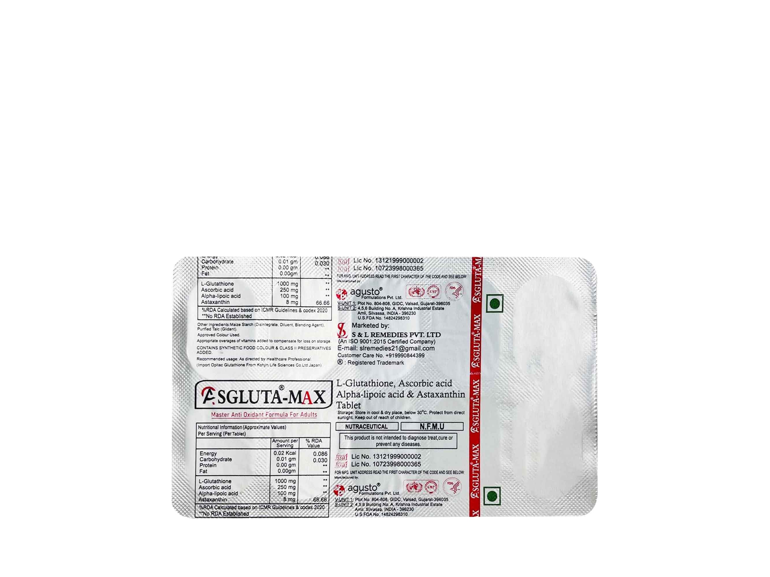 Asgluta-Max Tablet - Image 3