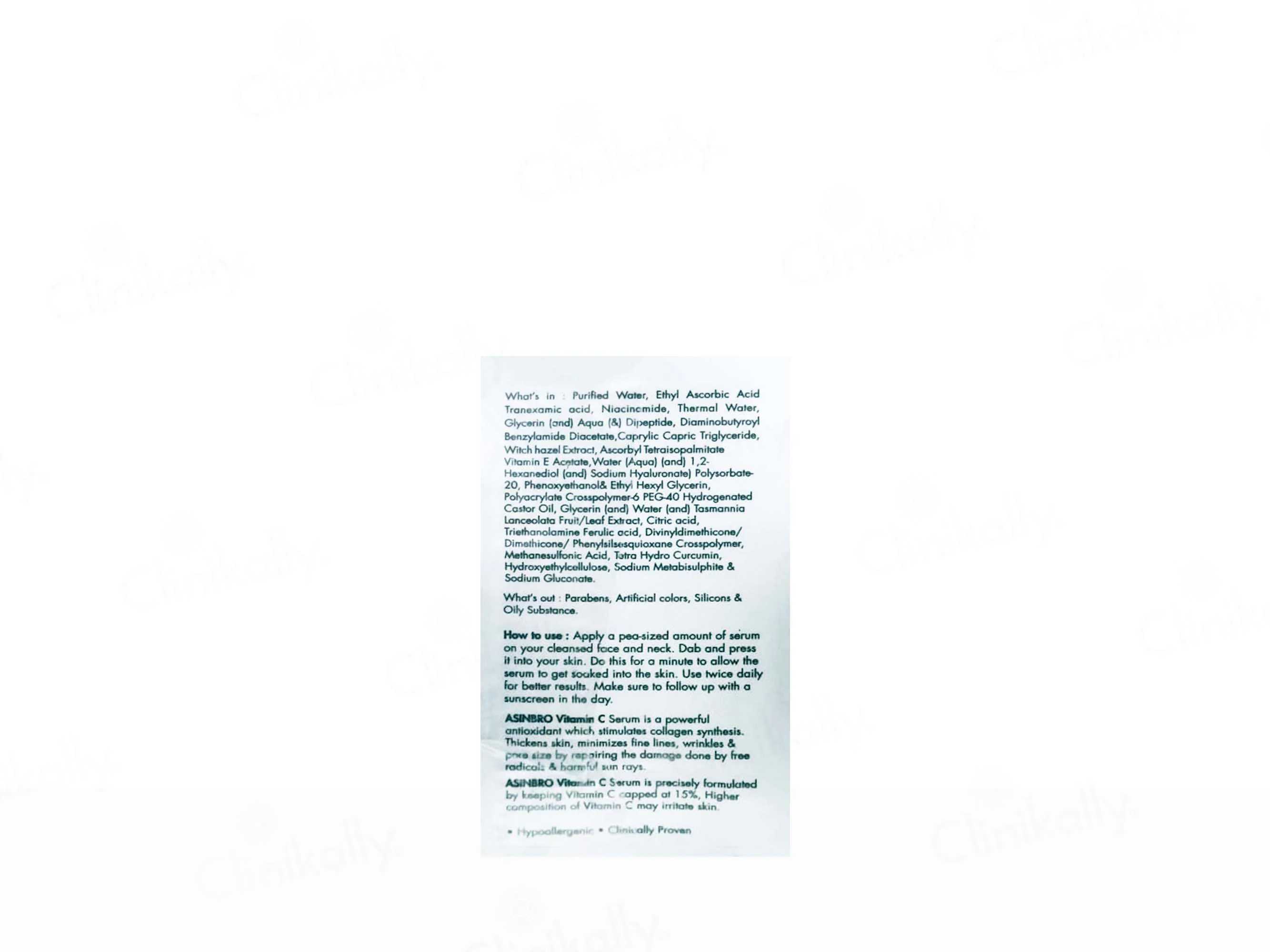 Asinbro 15% Vitamin C Face Serum - Image 2