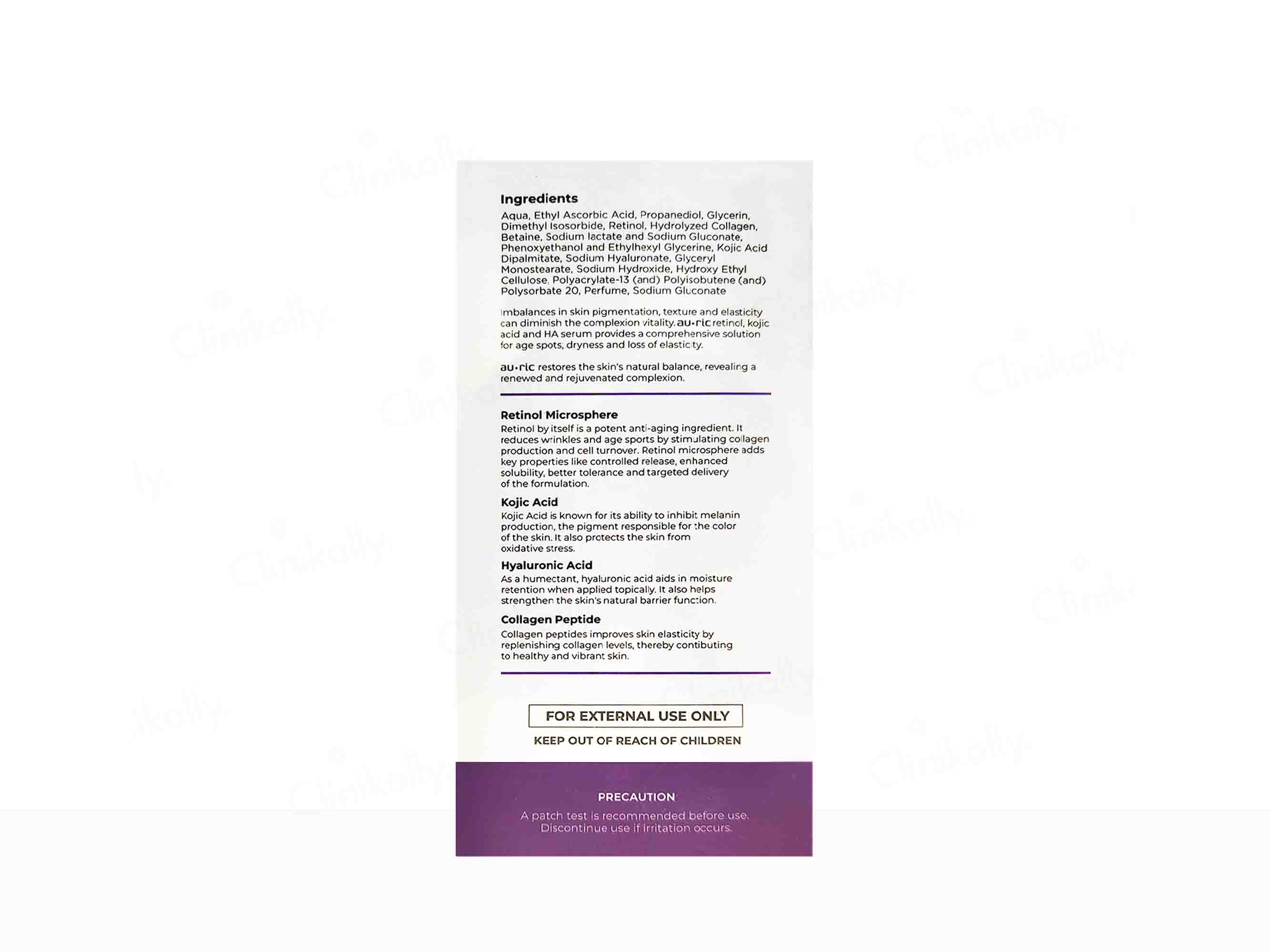 Au.ric Retinol Serum - Image 2