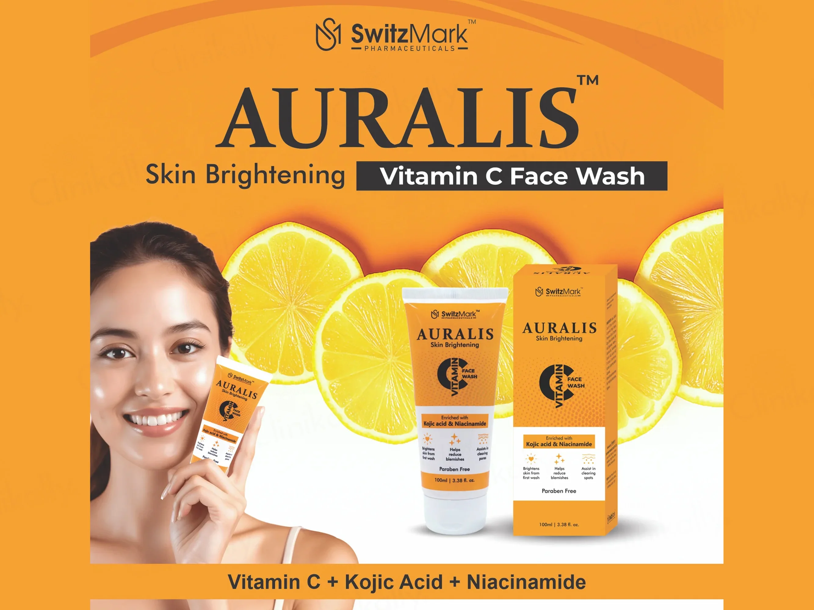 Auralis Vitamin C Skin Brightening Face Wash - Image 2