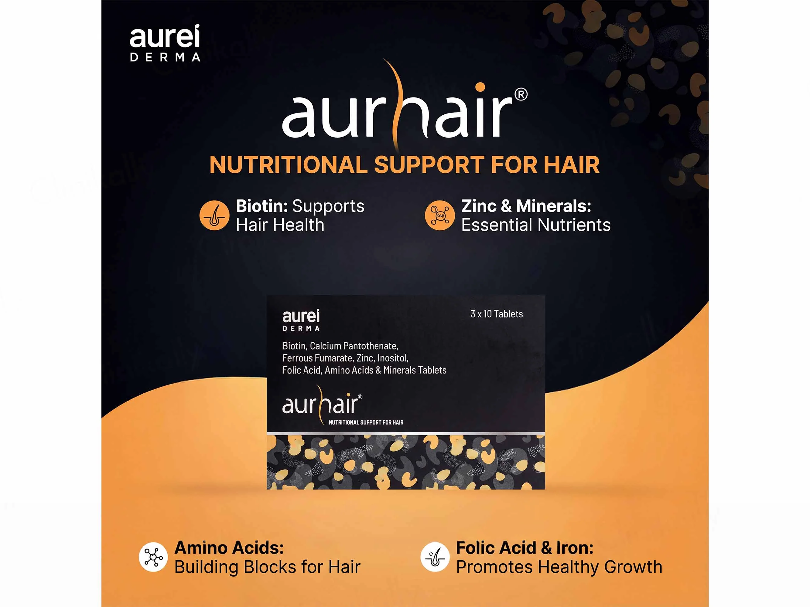 Aurhair Hair Nutritional Tablet - Image 2