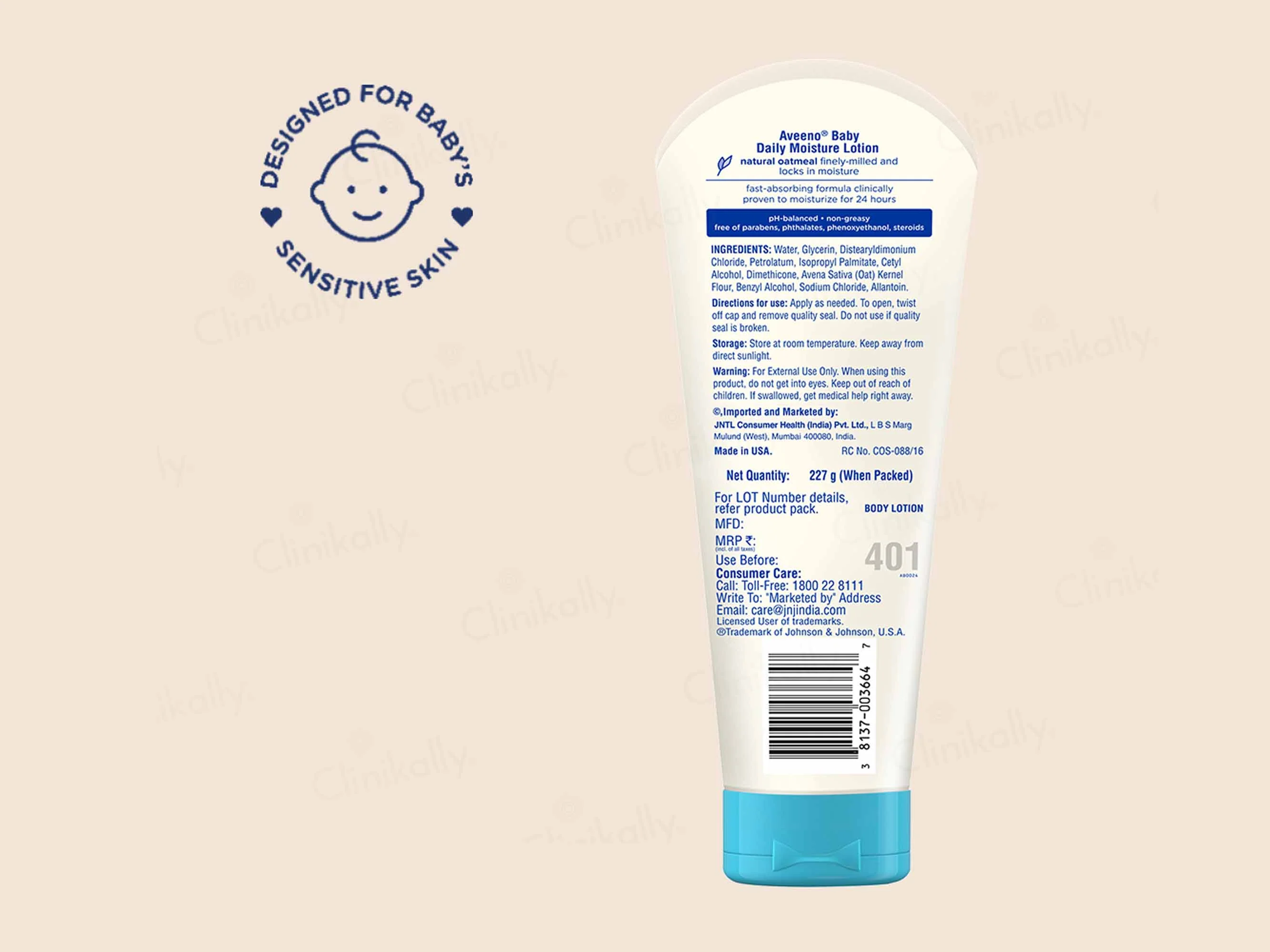 Aveeno Baby Daily Moisture Lotion - Image 4