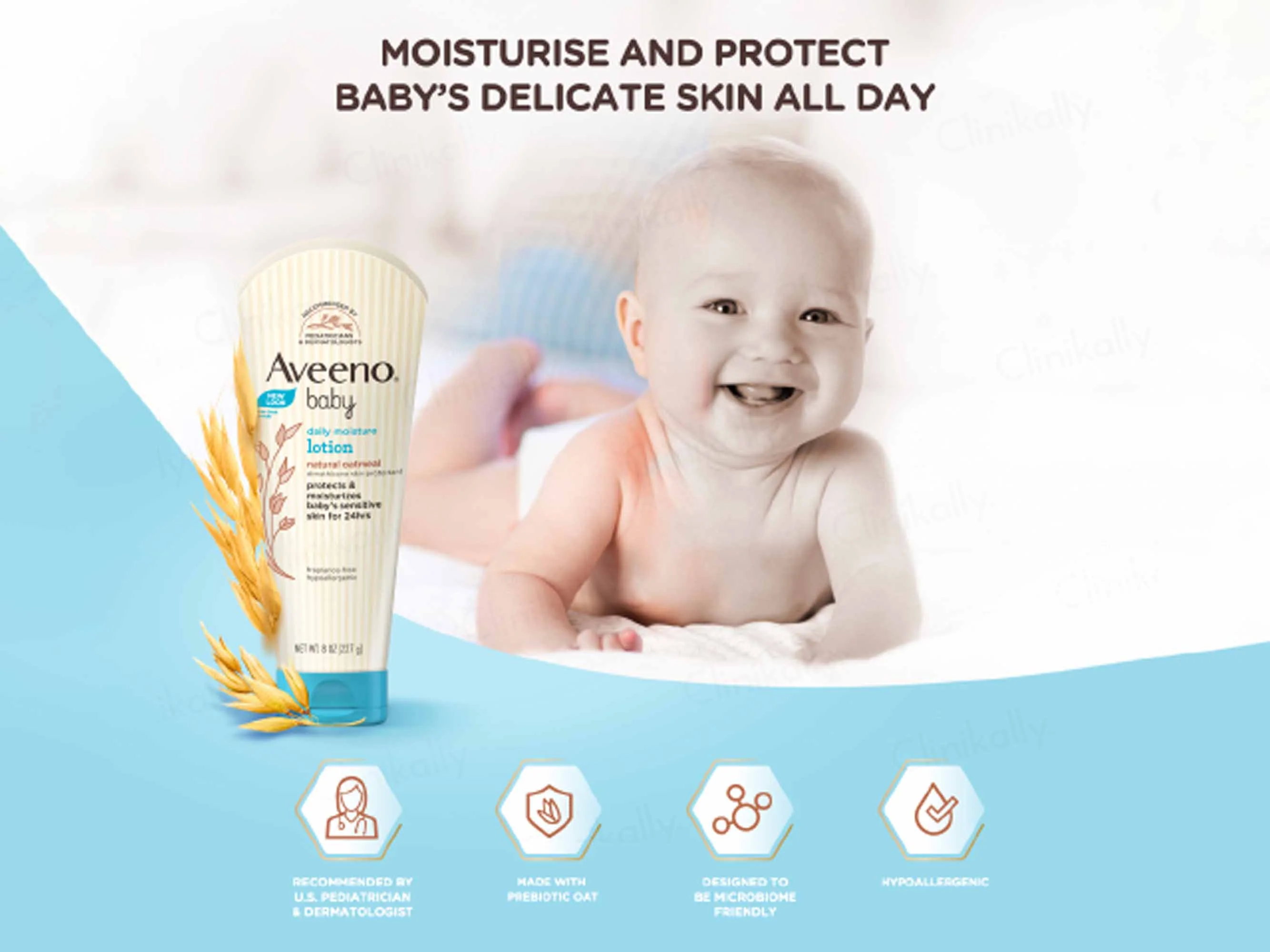 Aveeno Baby Daily Moisture Lotion - Image 5