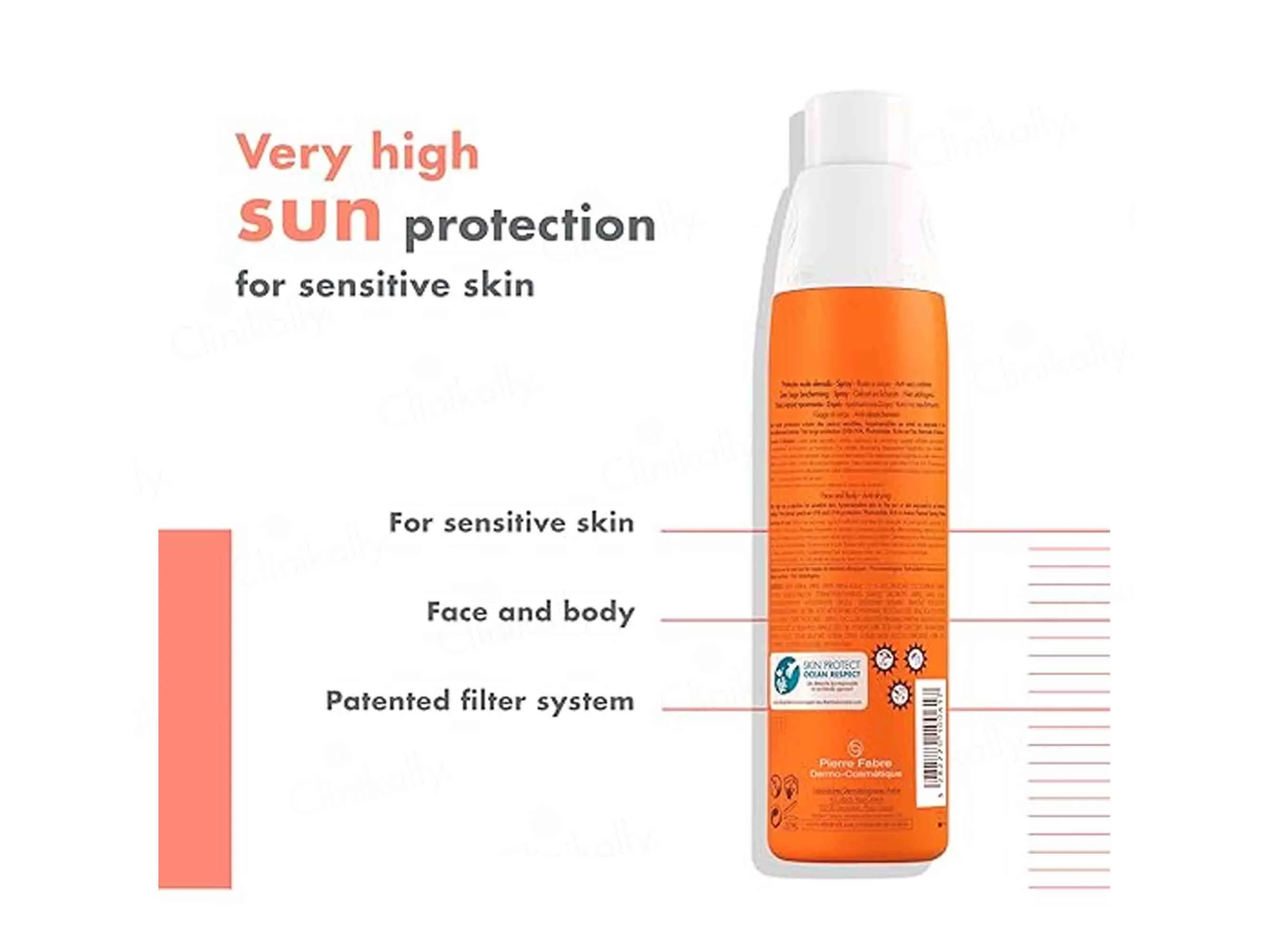 Avene Very High Protection Sunscreen Spray SPF 50+ - Image 2