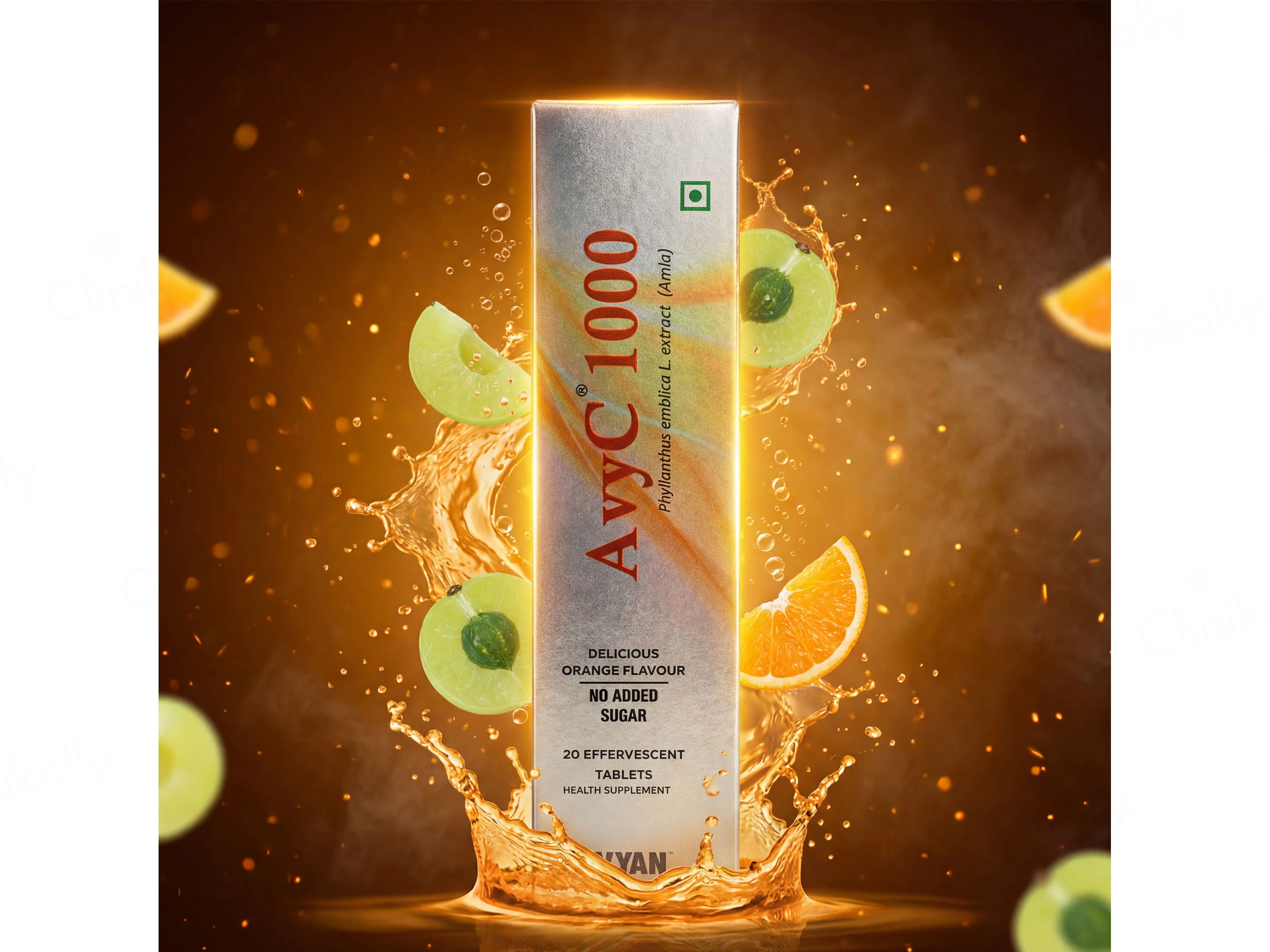 AvyC 1000 Vitamin C Effervescent Tablet - Delicious Orange Flavour - Image 3